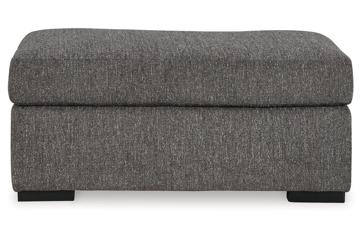 Gardiner Pewter Sofa Chaise and Ottoman - Image 6
