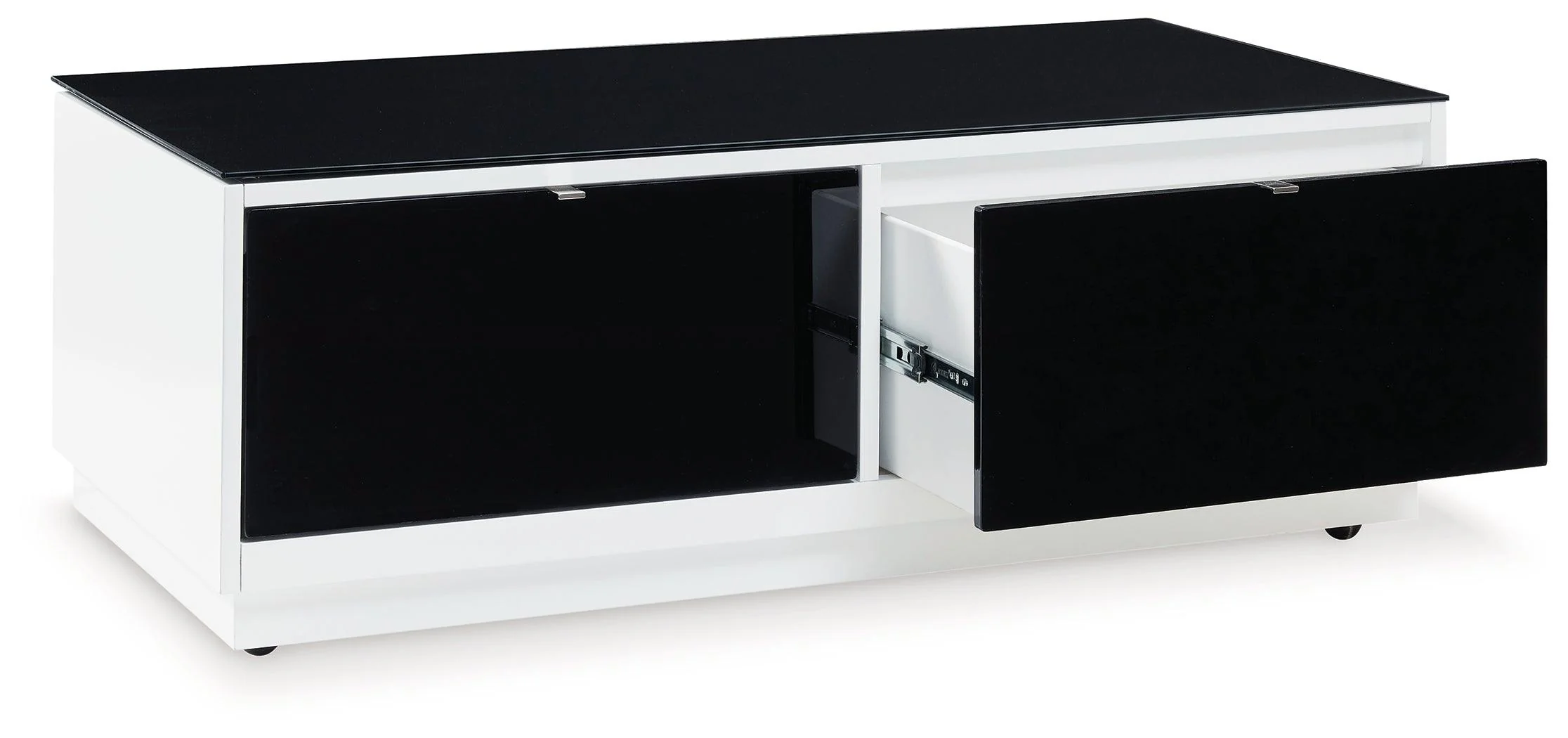 Gardoni White/Black Coffee Table - Image 2