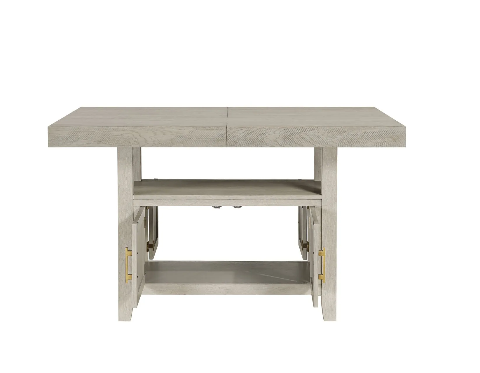Garland 60-80″ Counter Table with 20″ Leaf, Greige Finish - Image 14
