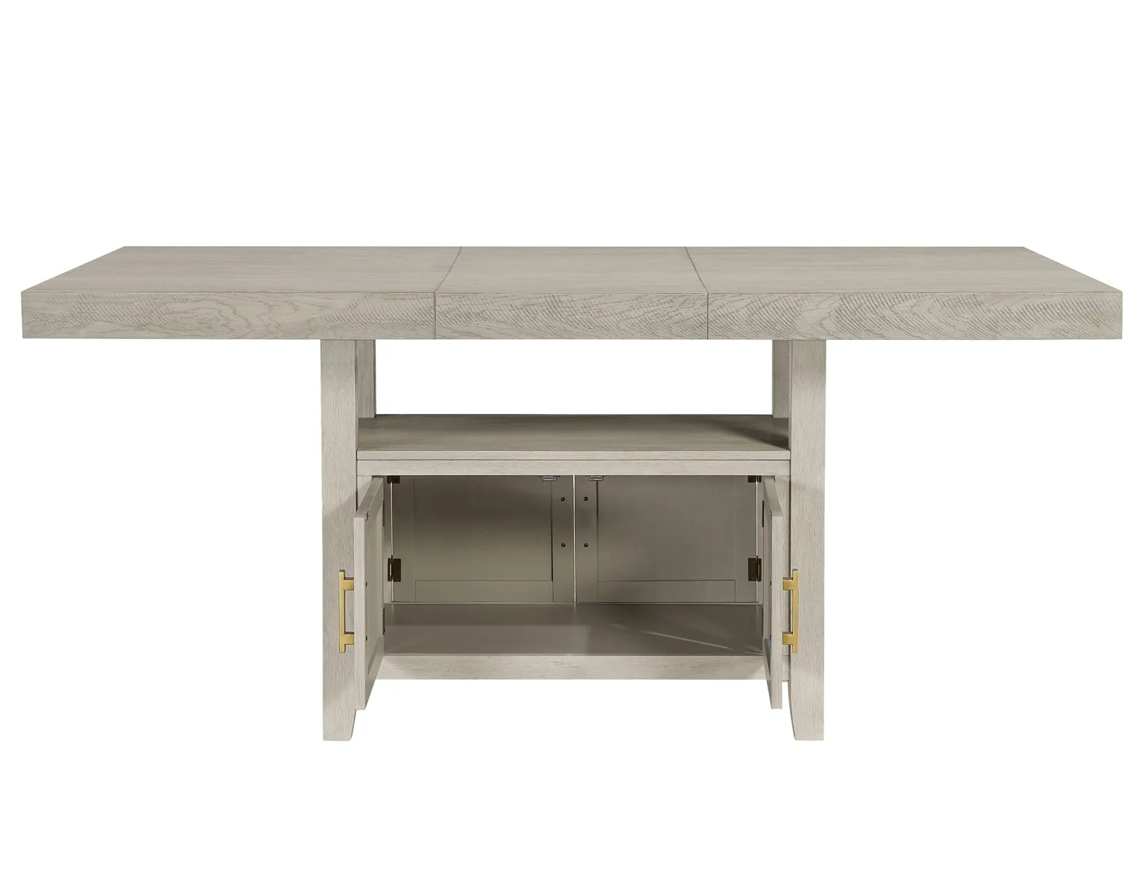 Garland 60-80″ Counter Table with 20″ Leaf, Greige Finish - Image 16