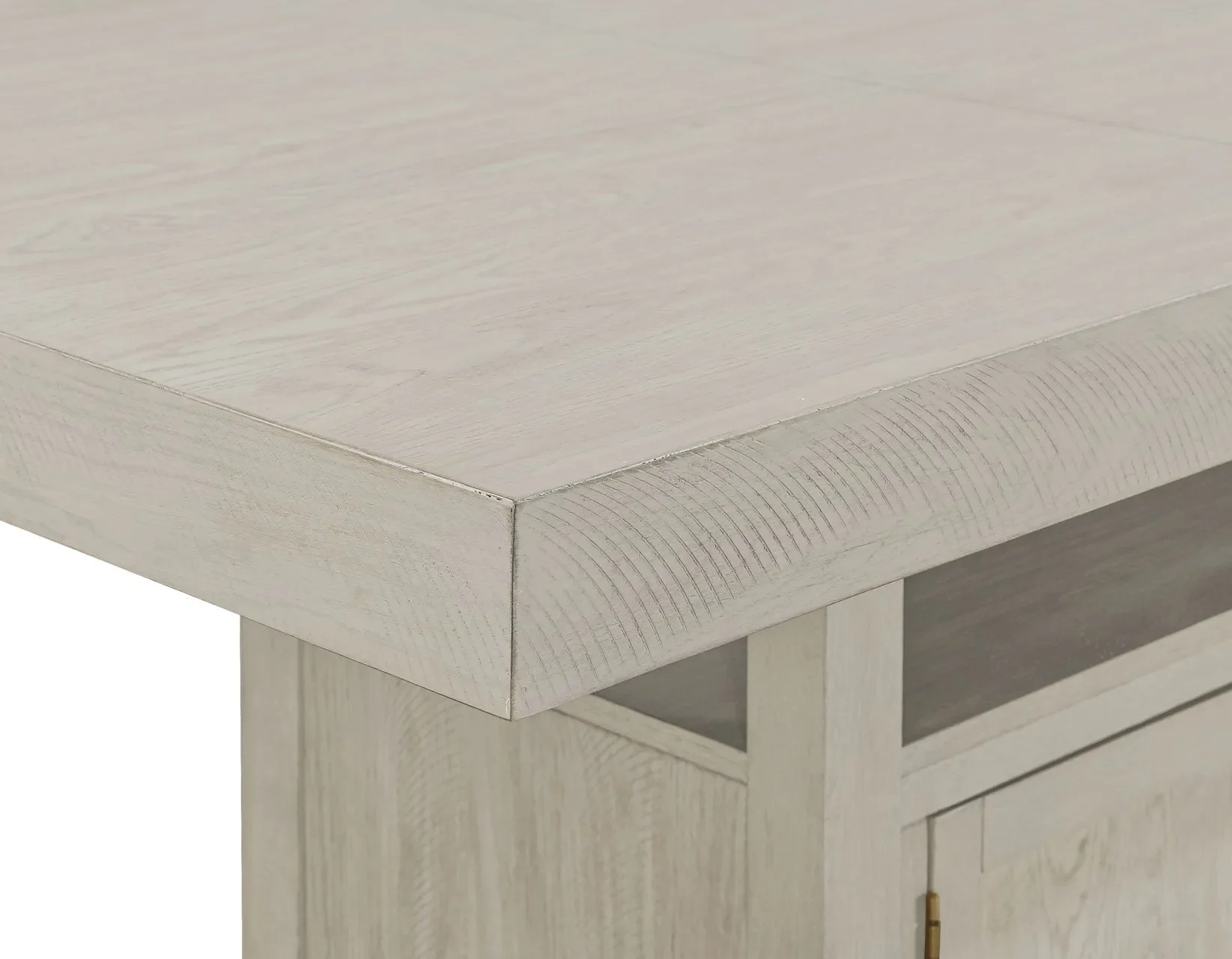 Garland 60-80″ Counter Table with 20″ Leaf, Greige Finish - Image 19