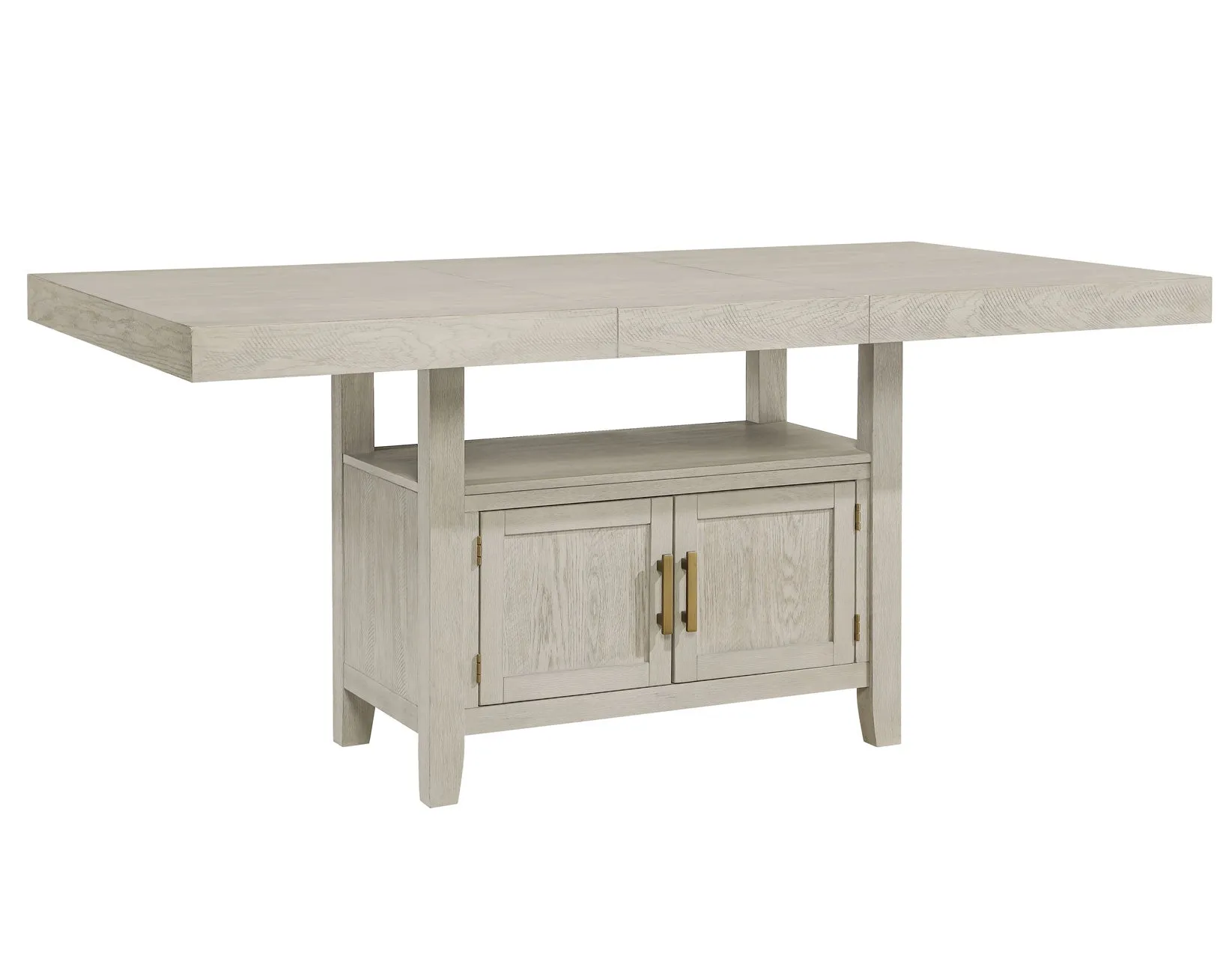 Garland 60-80″ Counter Table with 20″ Leaf, Greige Finish - Image 7