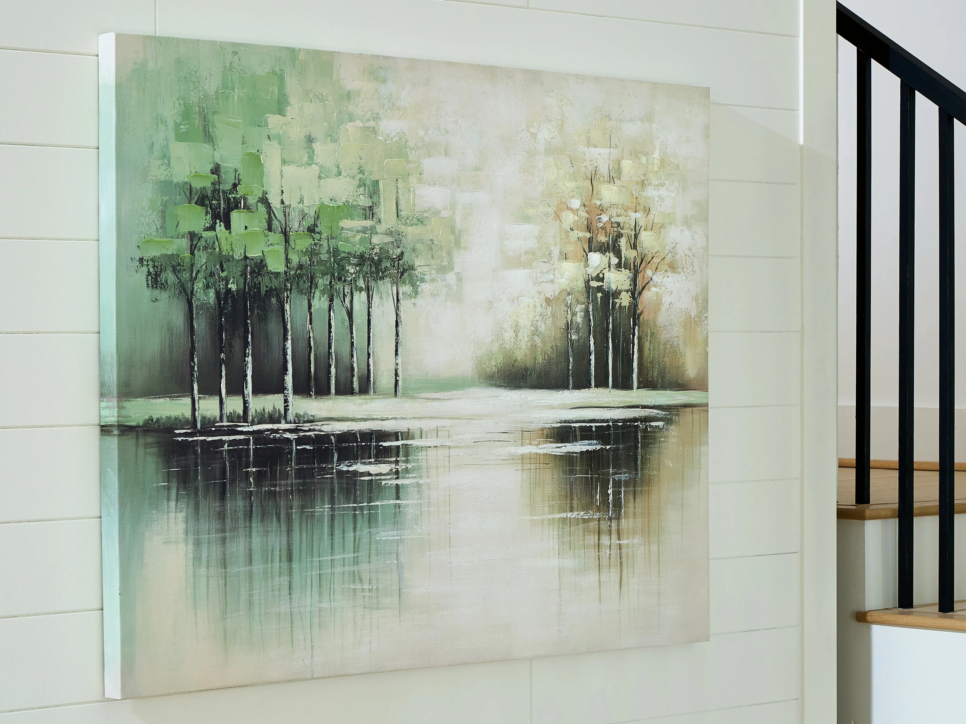 Garlenridge Green/Tan/White Wall Art