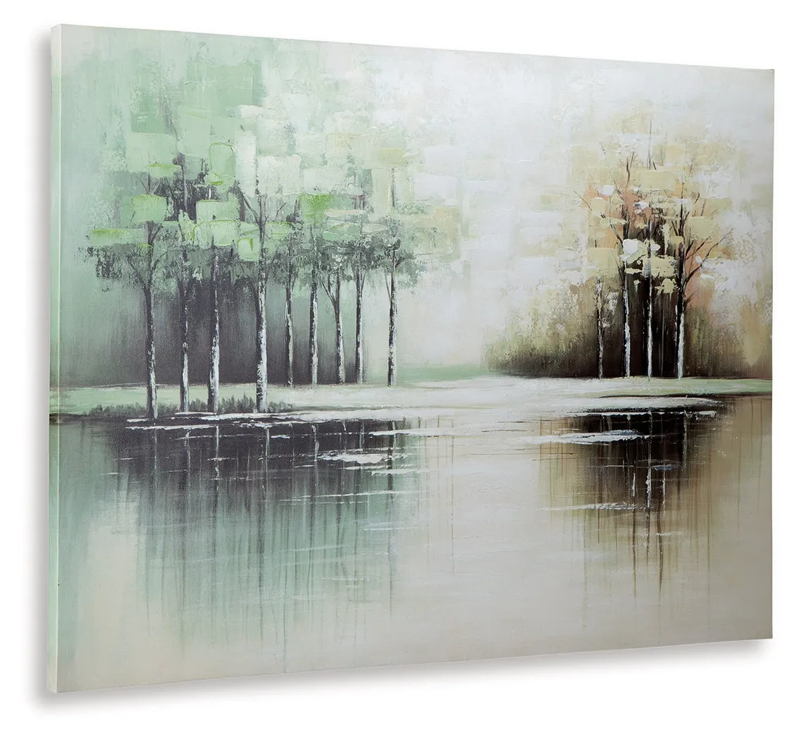Garlenridge Green/Tan/White Wall Art - Image 3