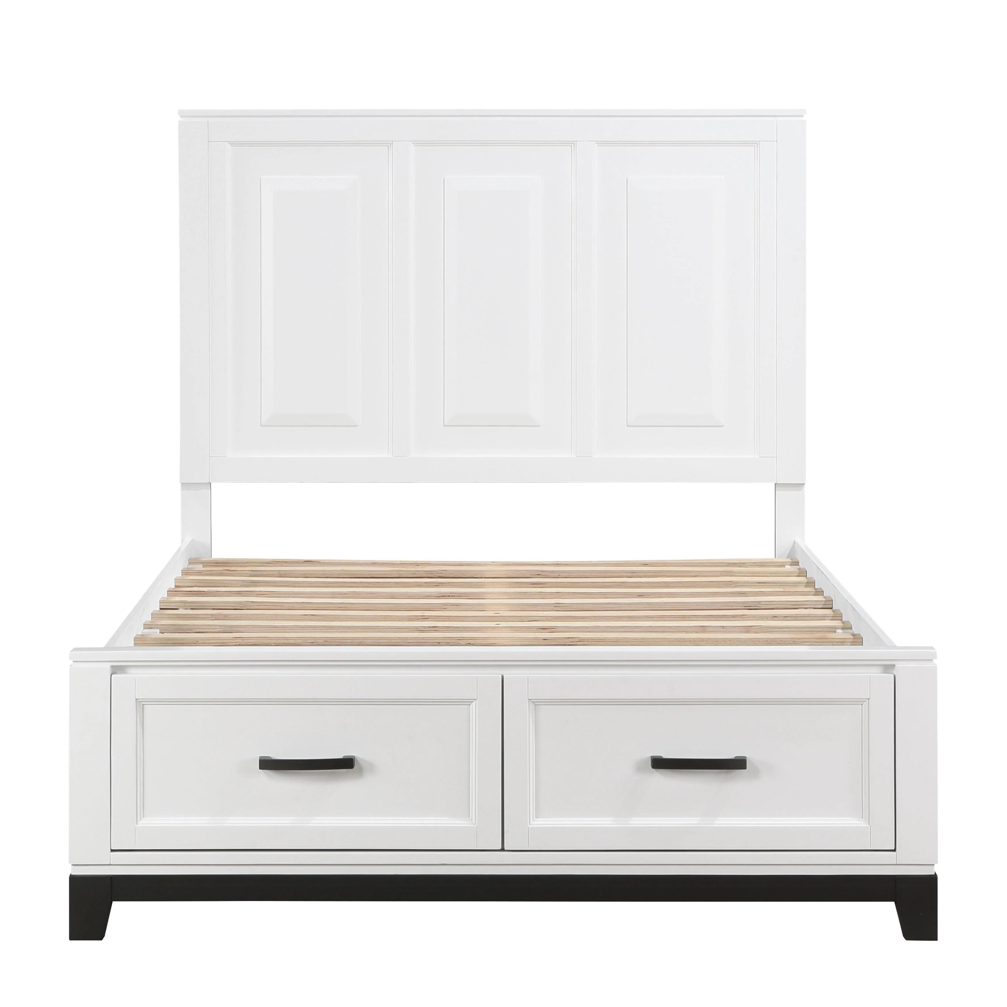 Garretson White Full Storage Platform Bed - Image 2