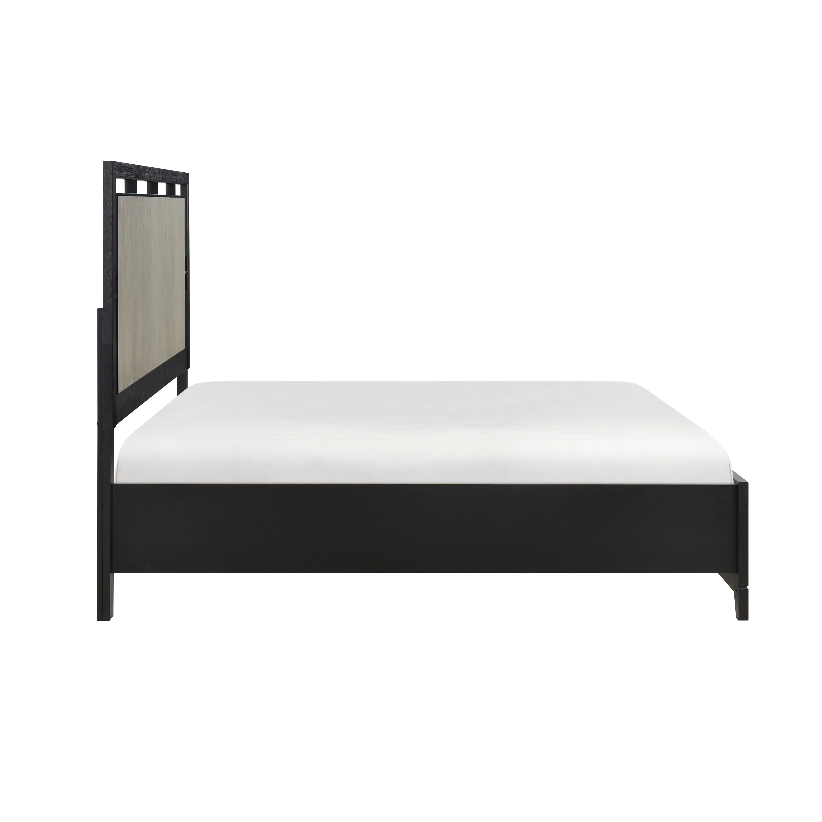 Garrison Charcoal & Gray King LED Panel Bed - Image 12