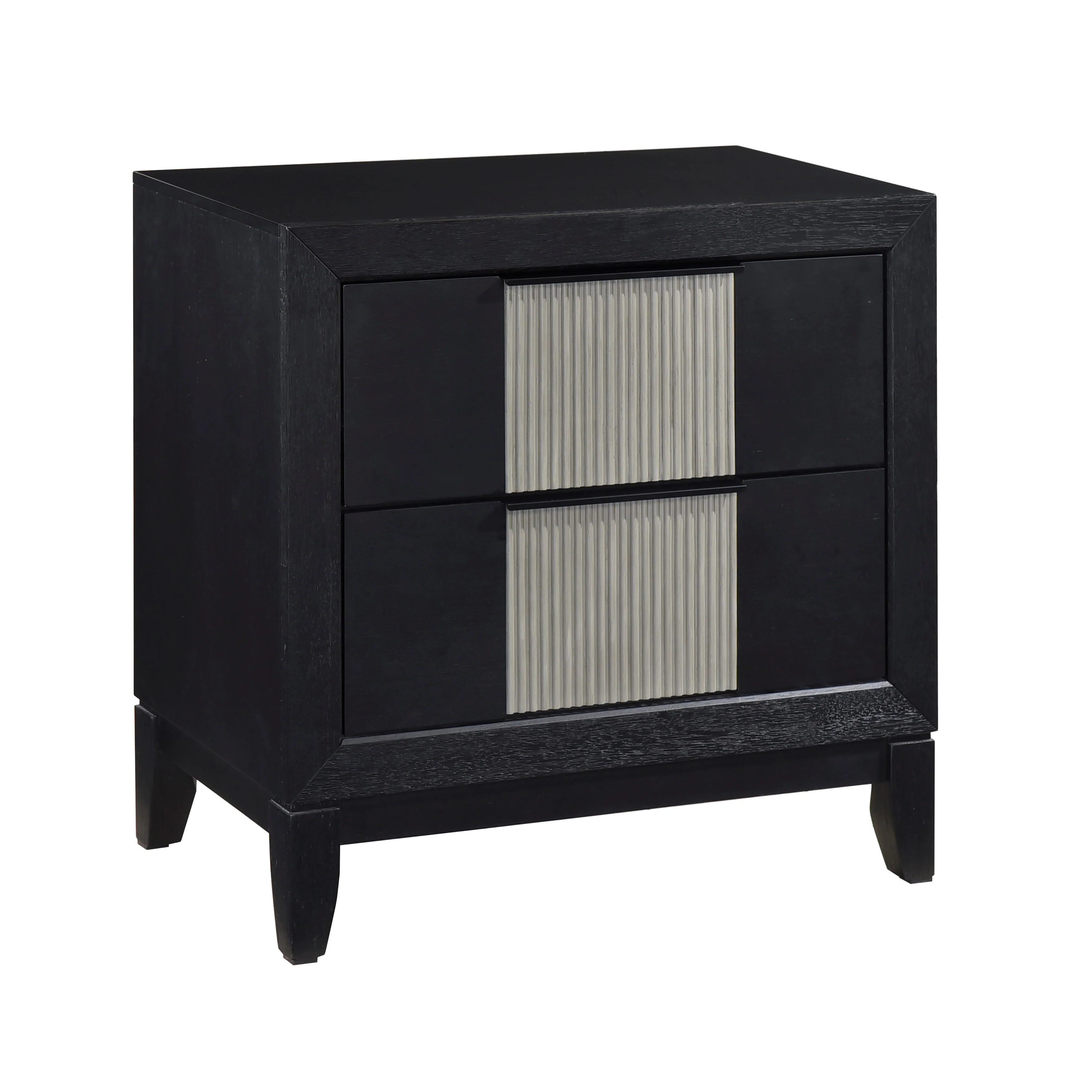 Garrison Charcoal & Gray Nightstand - Image 2