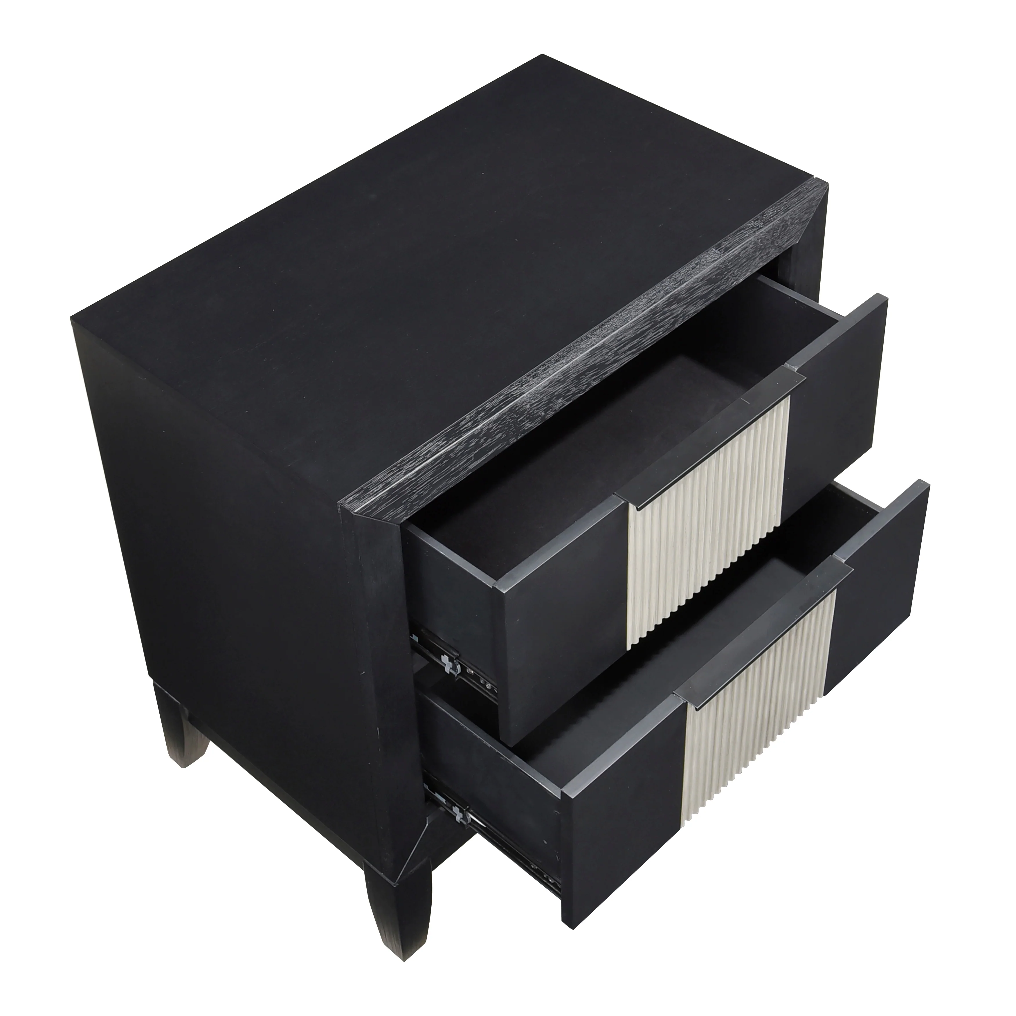 Garrison Charcoal & Gray Nightstand - Image 4
