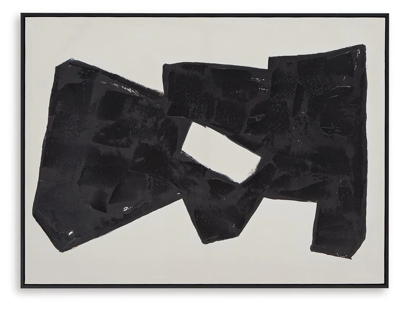 Garviery Black/Cream Wall Art - Image 2
