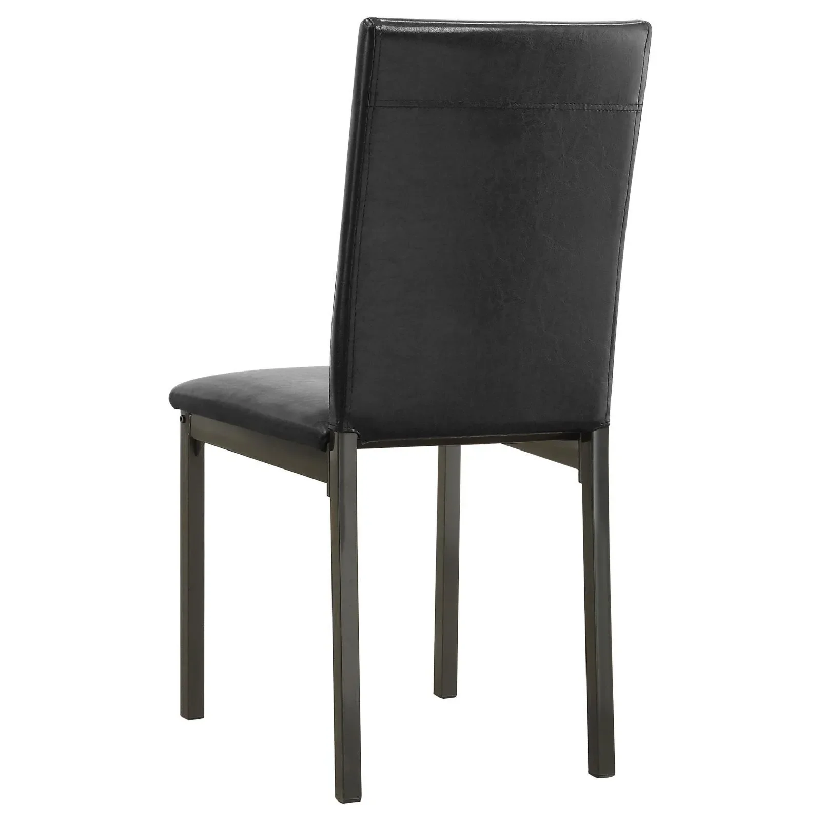 Garza Weathered Gray and Black 5-Piece Dining Set - Image 4