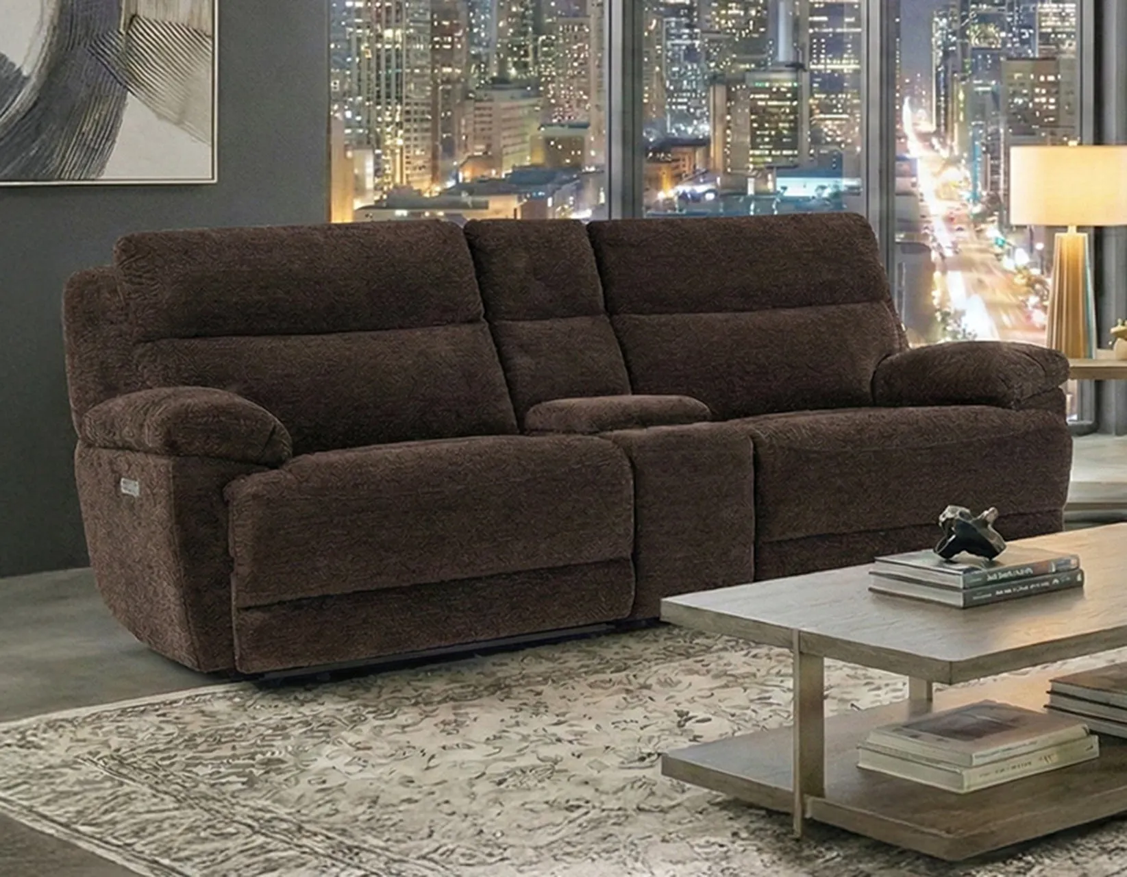 Gatlin Brown Fabric 3-Piece Power Reclining Set - Image 7