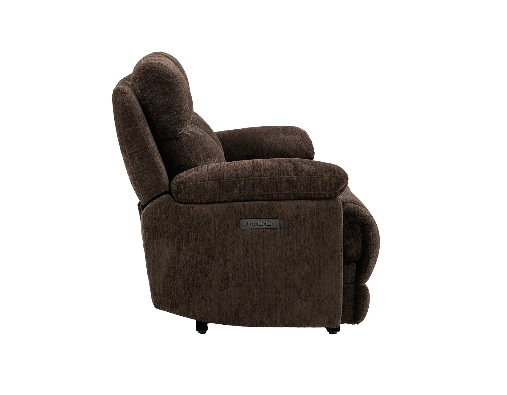 Gatlin Brown Fabric Dual-Power 2-Piece Reclining Loveseat - Image 6