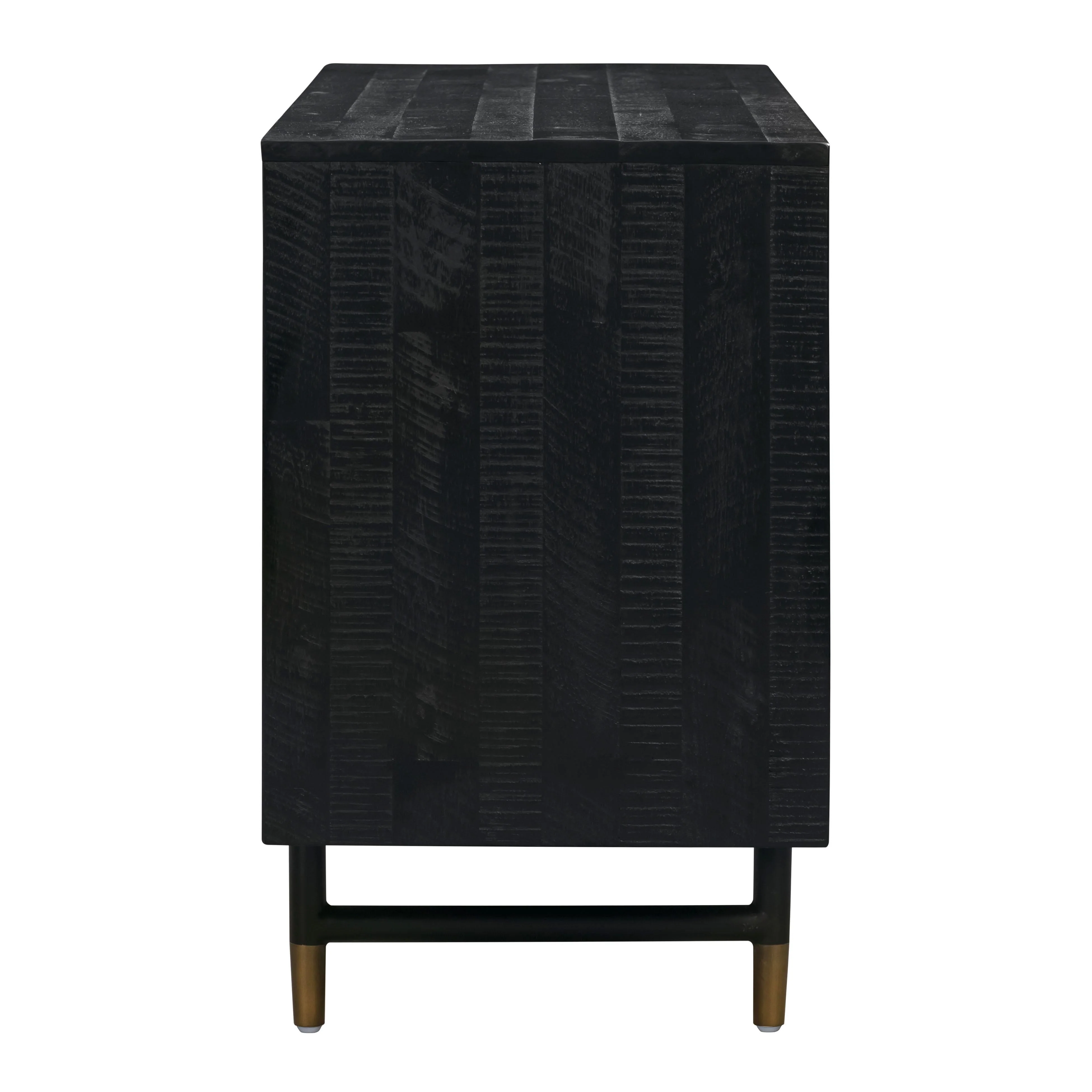 Gatsby Black Acacia Wood 66" Buffet - Image 5