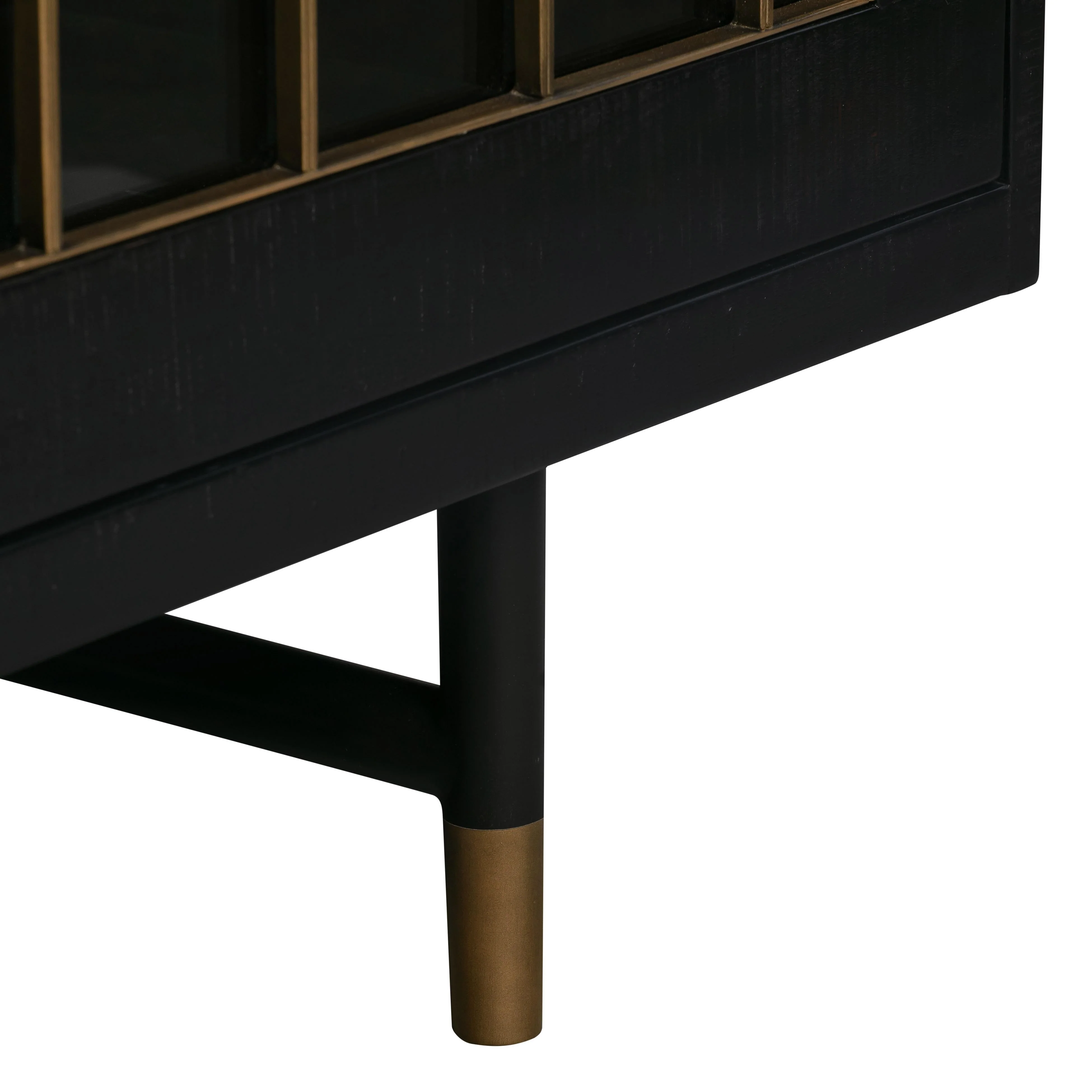 Gatsby Black Acacia Wood 66" Buffet - Image 7