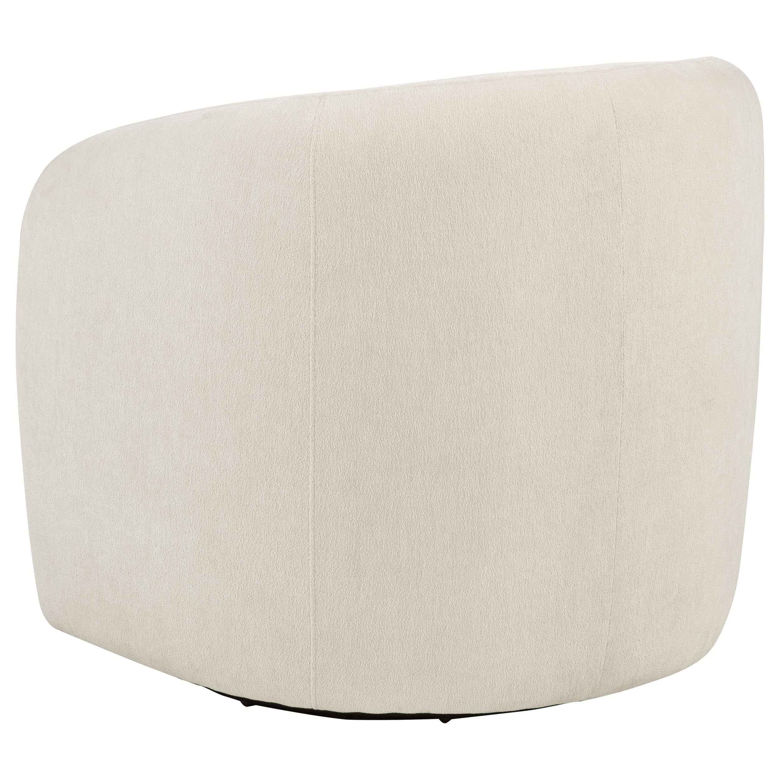 Gerley Beige Chenille Upholstered Swivel Accent Chair - Image 6