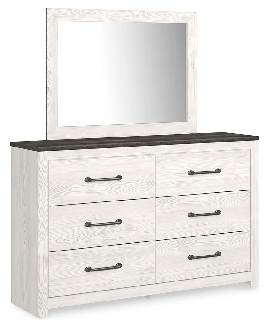 Gerridan White/Gray LED Panel Bedroom Set - Image 10