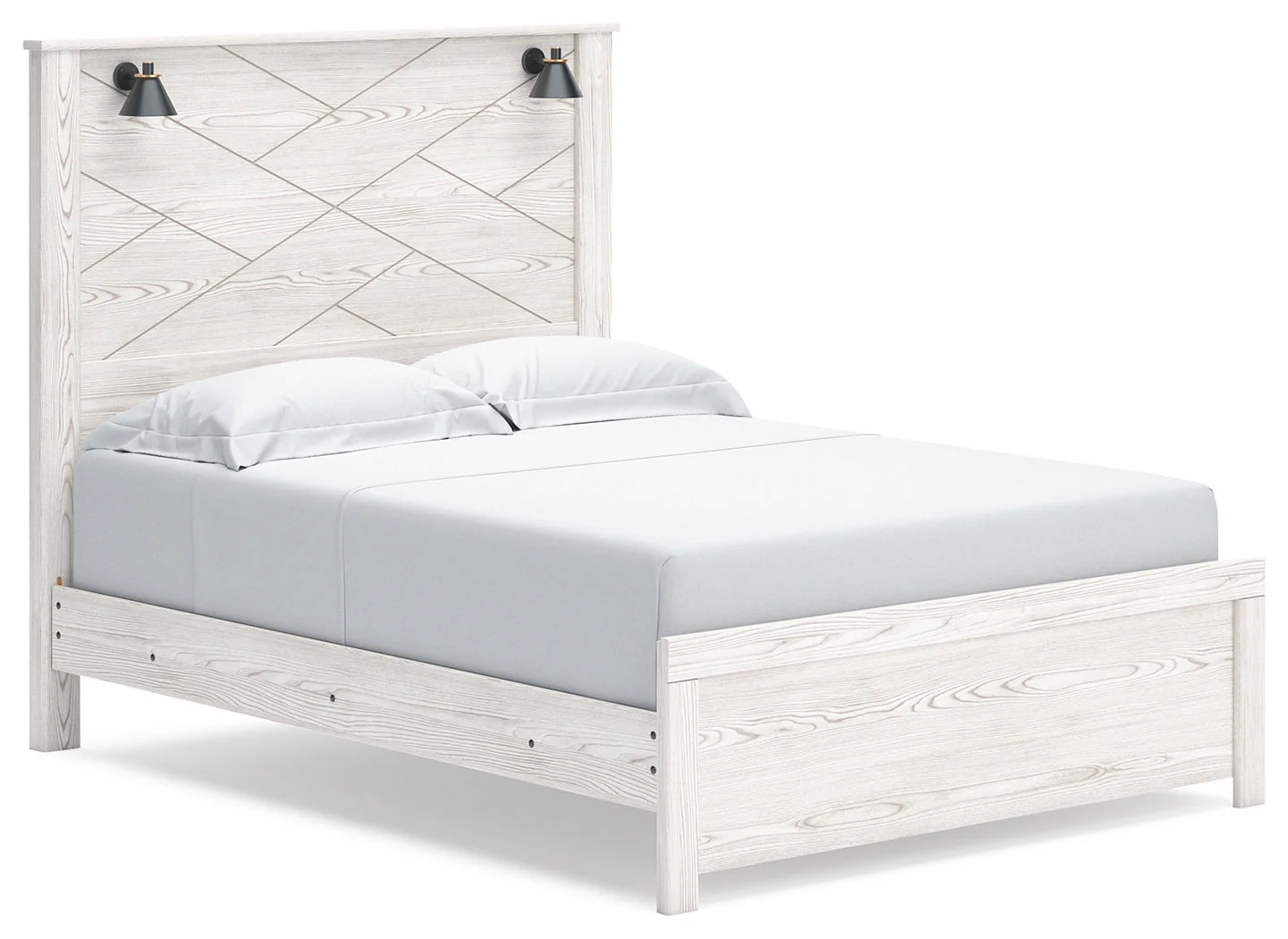 Gerridan White/Gray LED Panel Bedroom Set - Image 31
