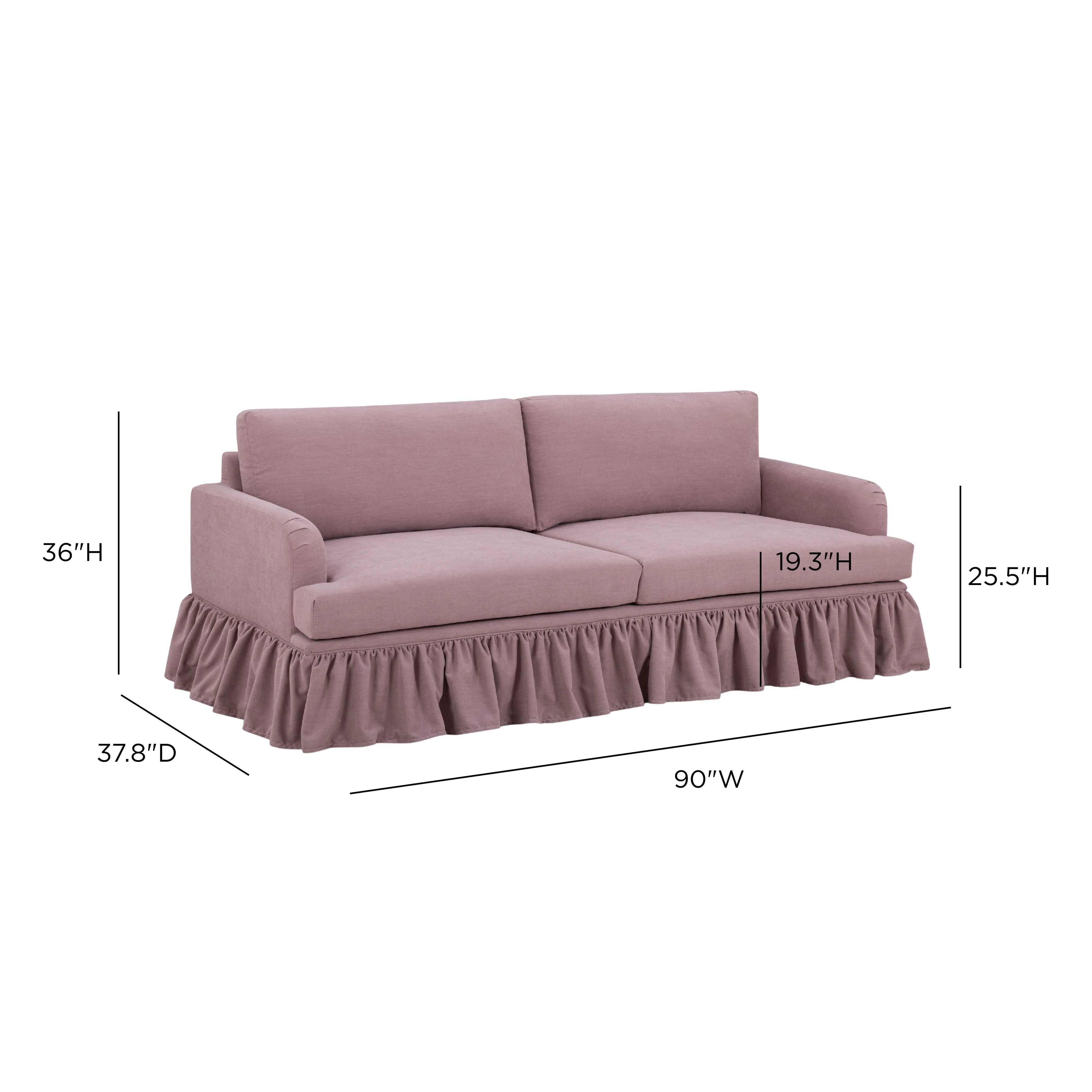 Gertrude Upcycled Performance Fabric Sofa - Image 6