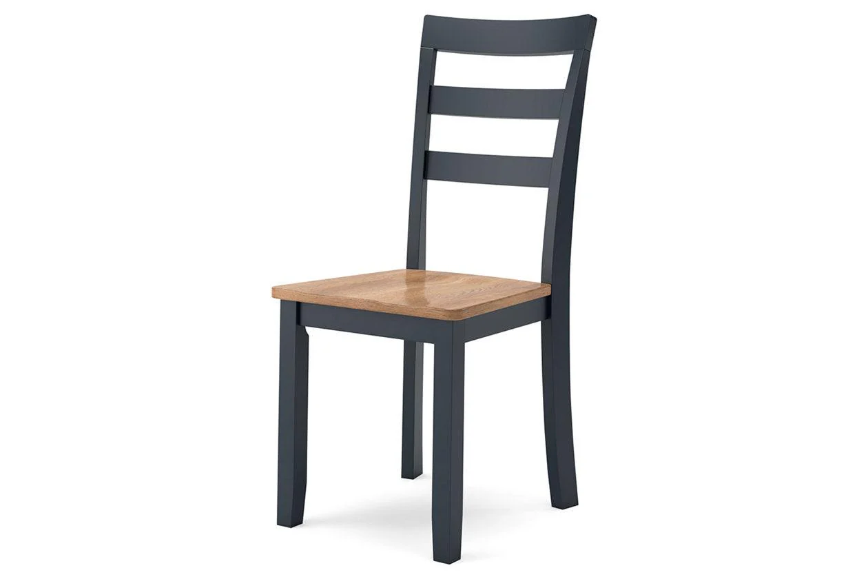 Gesthaven Natural/Blue Dining Table and 2 Chairs - Image 6