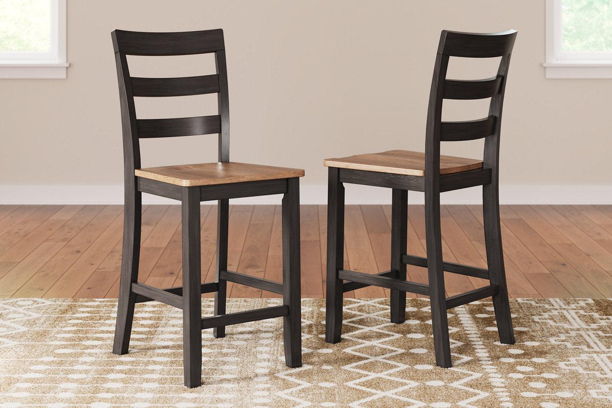 Gesthaven Natural/Brown Counter Height Dining Table and 2 Barstools - Image 16