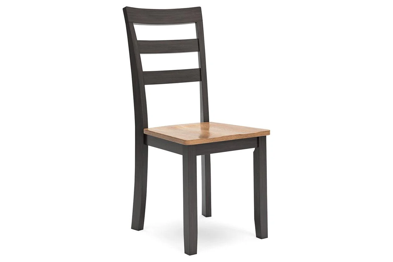 Gesthaven Natural/Brown Dining Table and 4 Chairs - Image 2