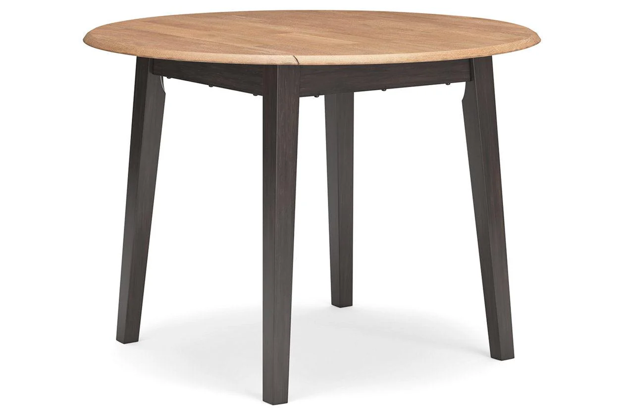 Gesthaven Natural/Brown Dining Table and 4 Chairs - Image 3