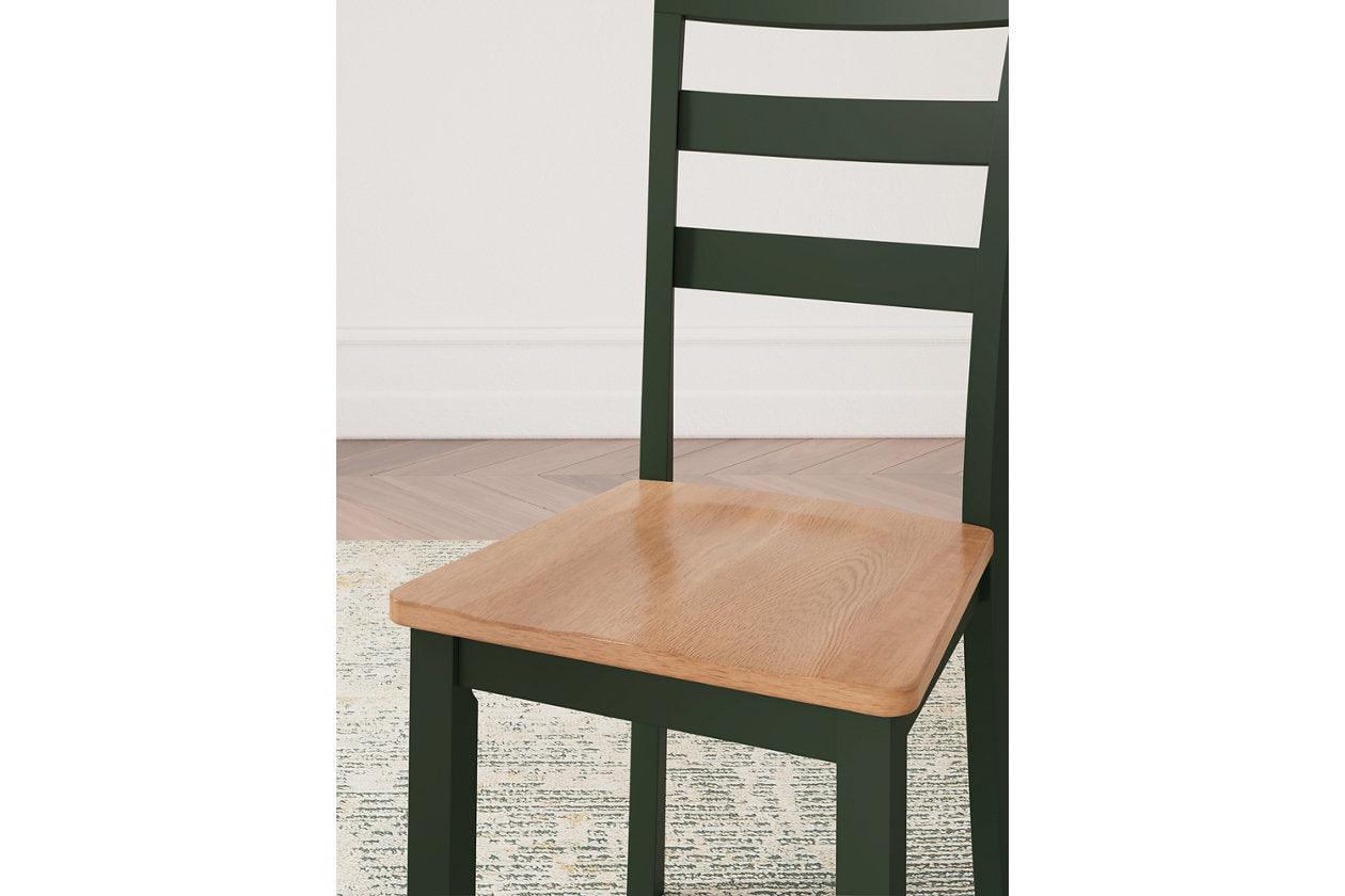 Gesthaven Natural/Green Dining Table and 2 Chairs - Image 13