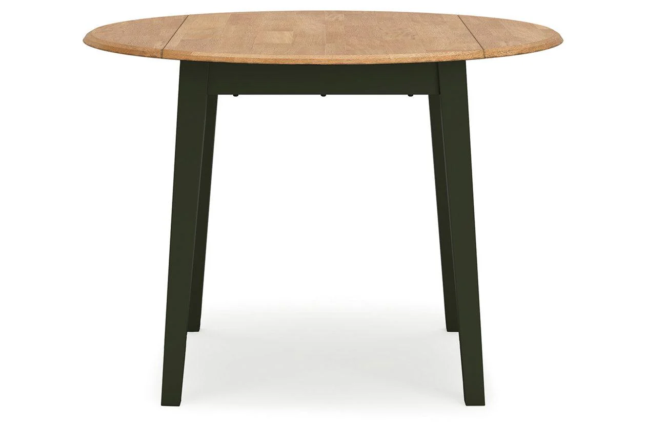 Gesthaven Natural/Green Dining Table and 2 Chairs - Image 8