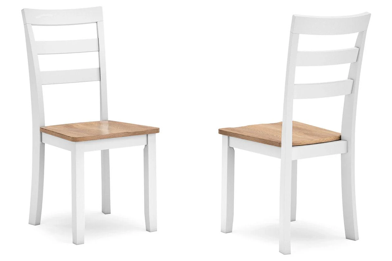 Gesthaven Natural/White Dining Table and 2 Chairs - Image 10