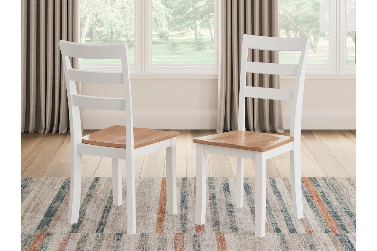 Gesthaven Natural/White Dining Table and 2 Chairs - Image 13