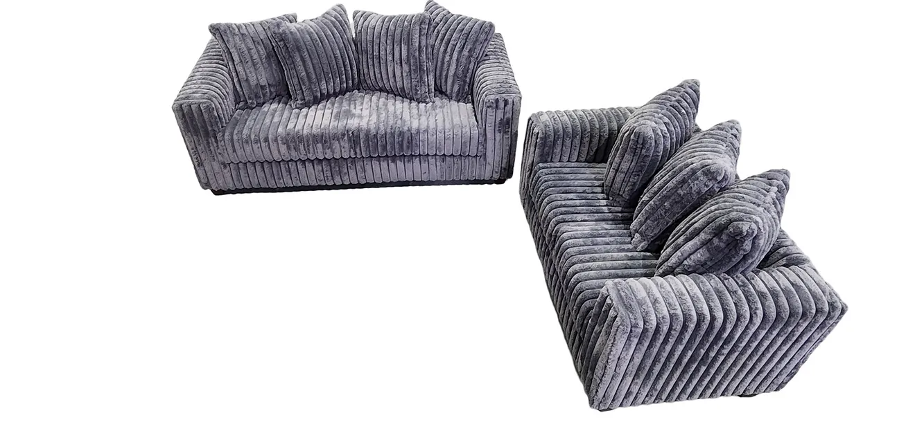 Gia Grey Sofa & Loveseat - Image 4