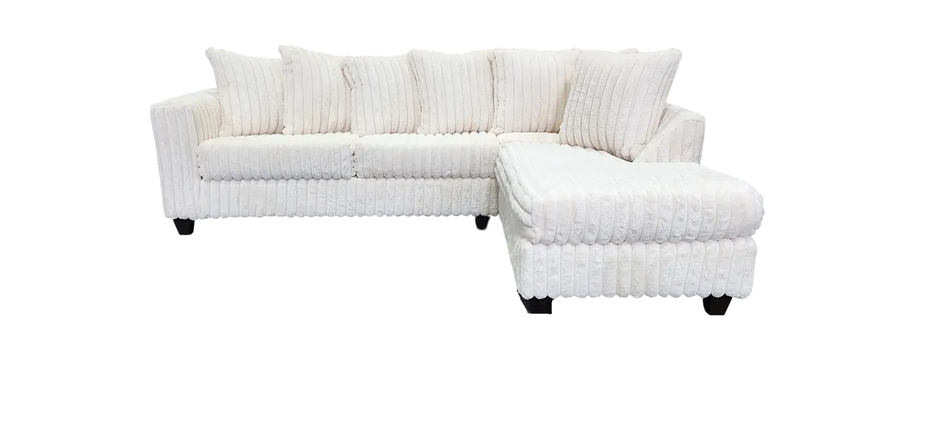 Gia Ivory Right Arm Facing (RAF) Sectional - Image 2