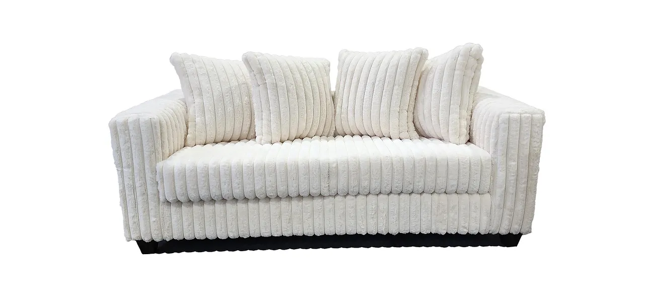 Gia Ivory Sofa & Loveseat - Image 2