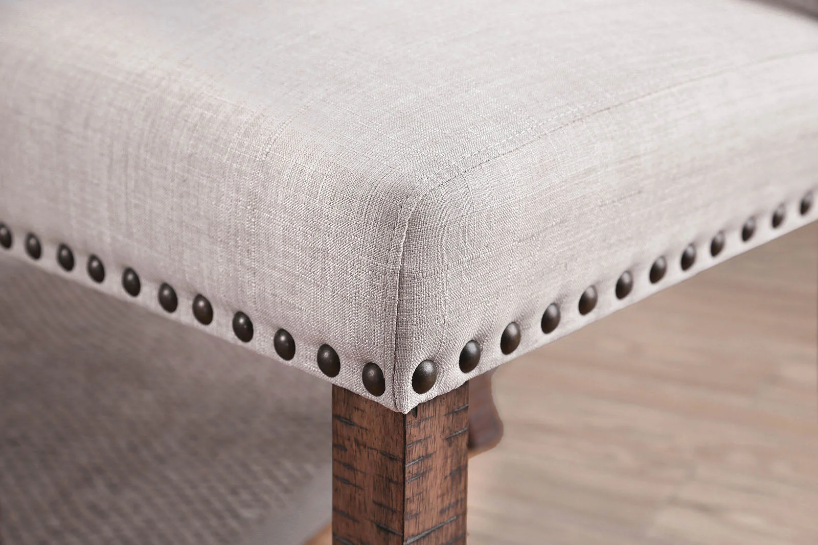 Gianna Rustic Oak/Ivory Side Chair - Image 2