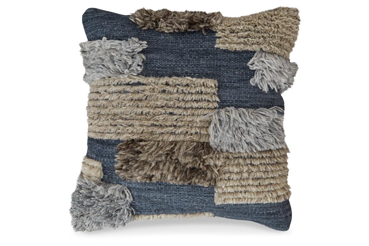 Gibbend Blue/Gray/White Pillow - Image 2