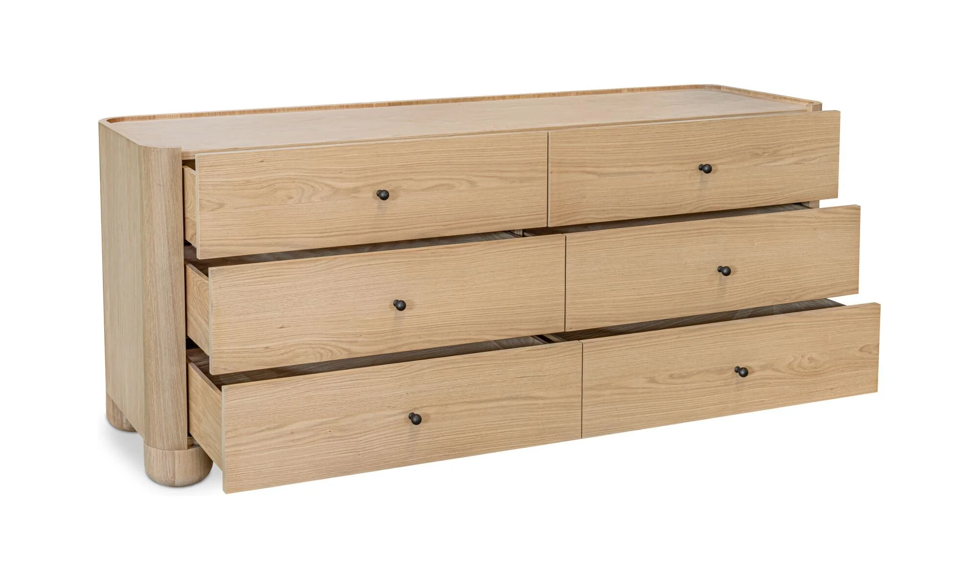 Gibson 6 Drawer Dresser Natural - Image 2