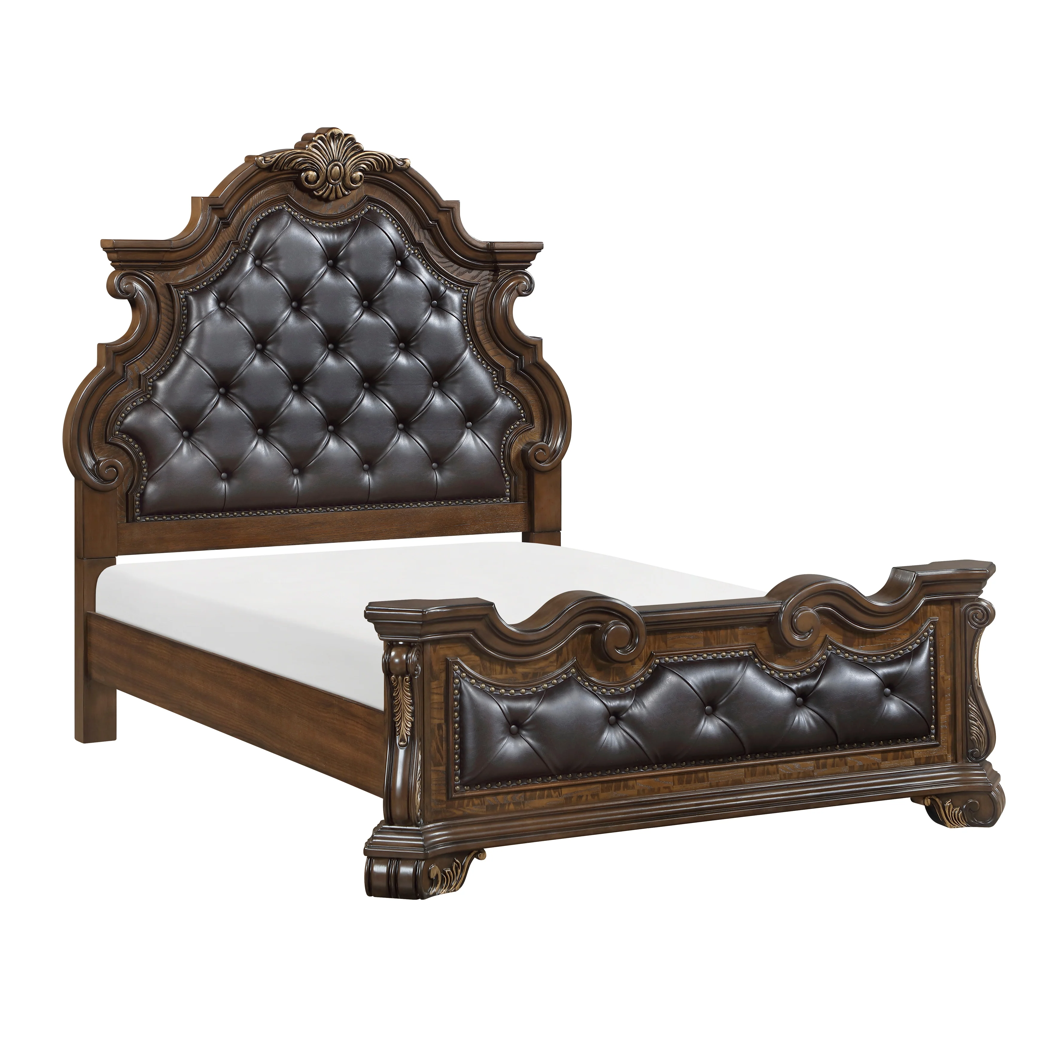 Gilmartin Dark Brown Queen Panel Bed - Image 5