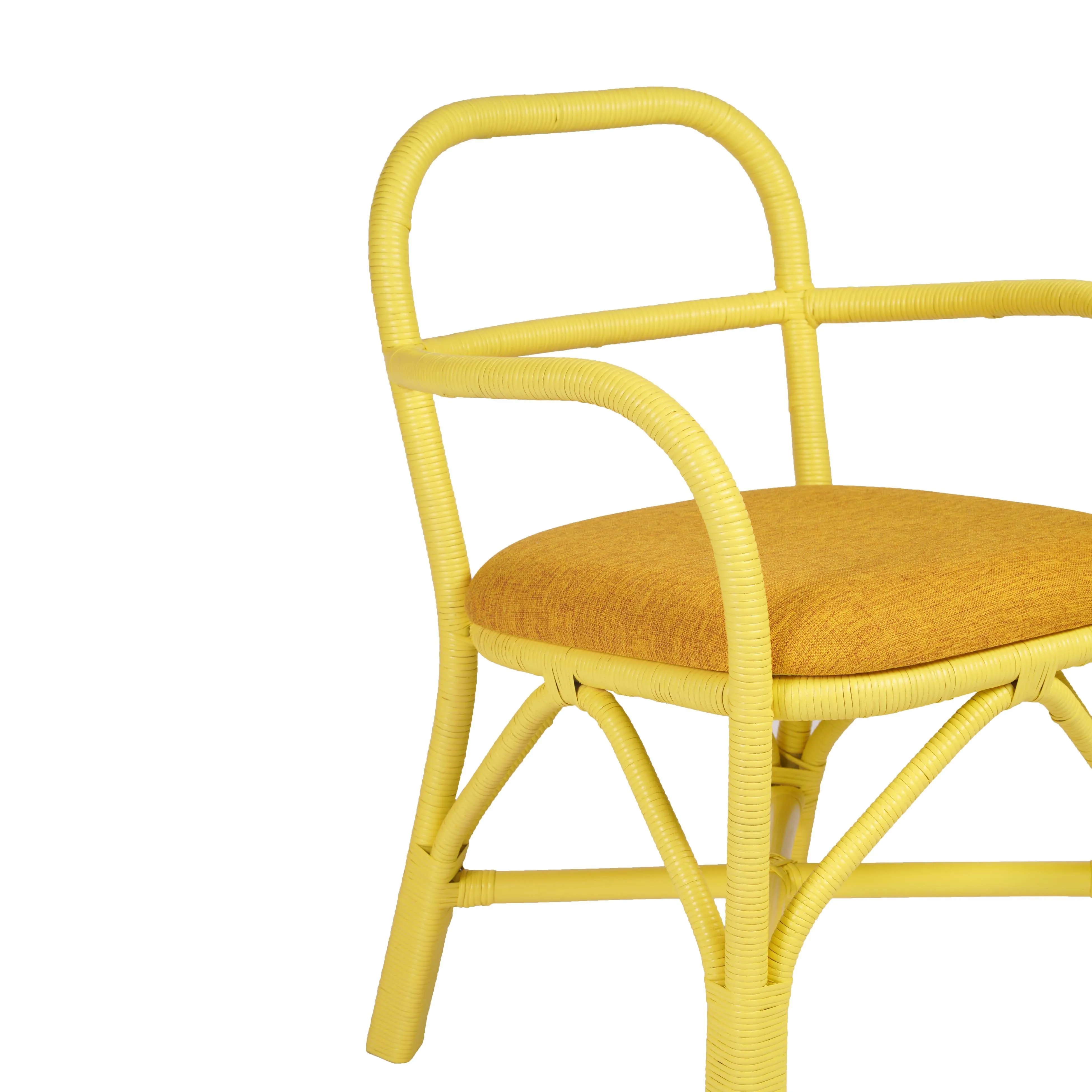 Ginny Rattan Dining Chair - Image 12