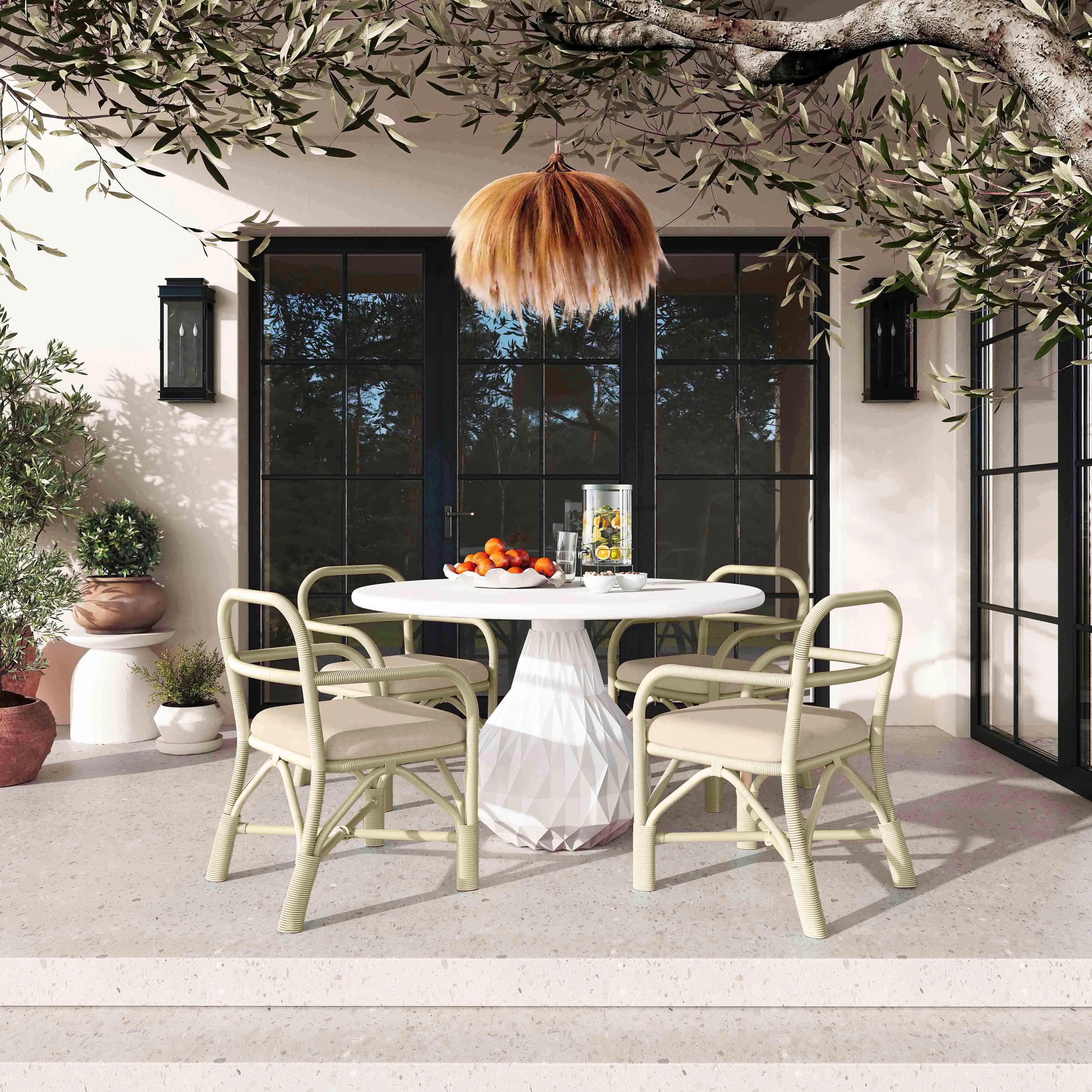 Ginny Rattan Dining Chair - Image 17