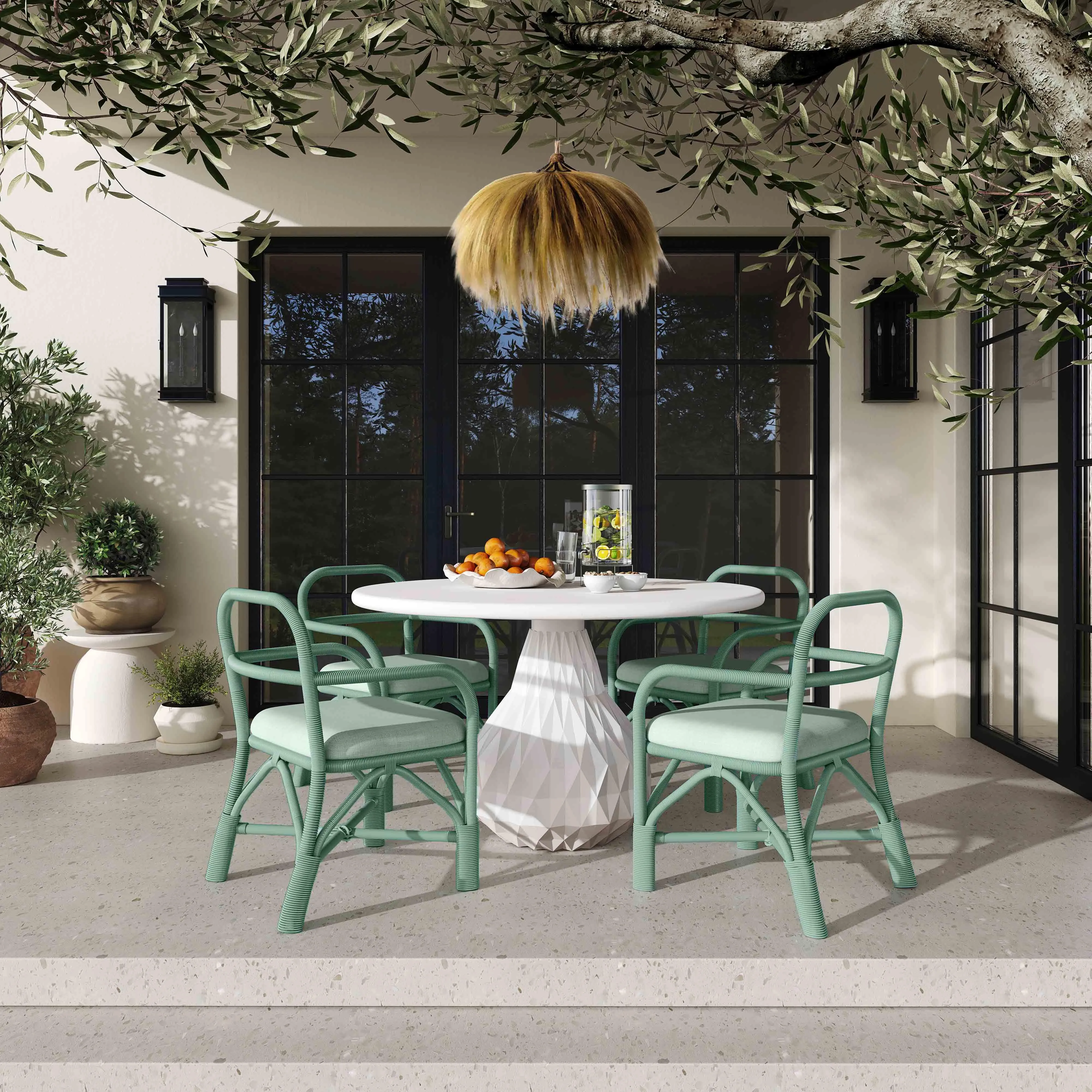 Ginny Rattan Dining Chair - Image 2