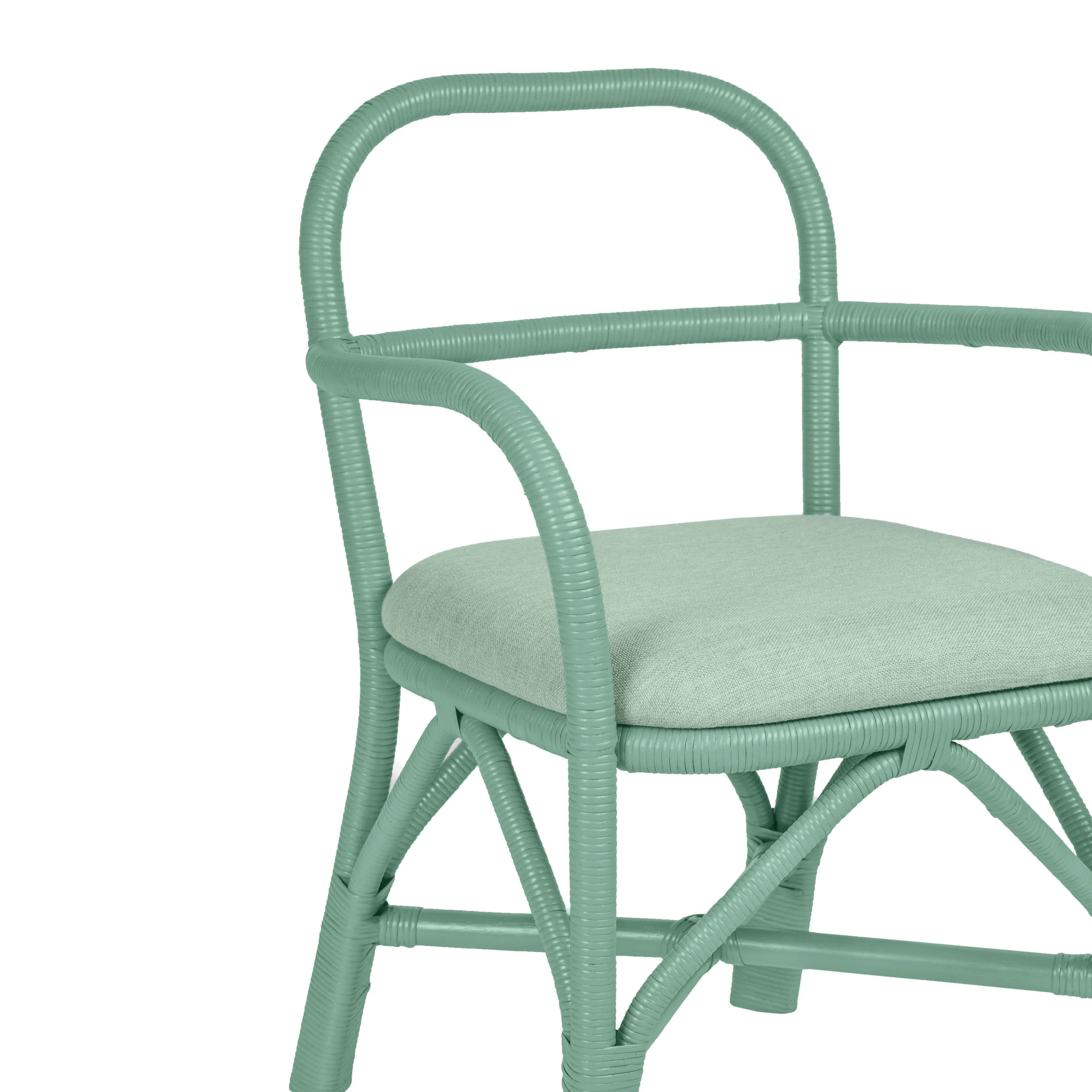 Ginny Rattan Dining Chair - Image 5