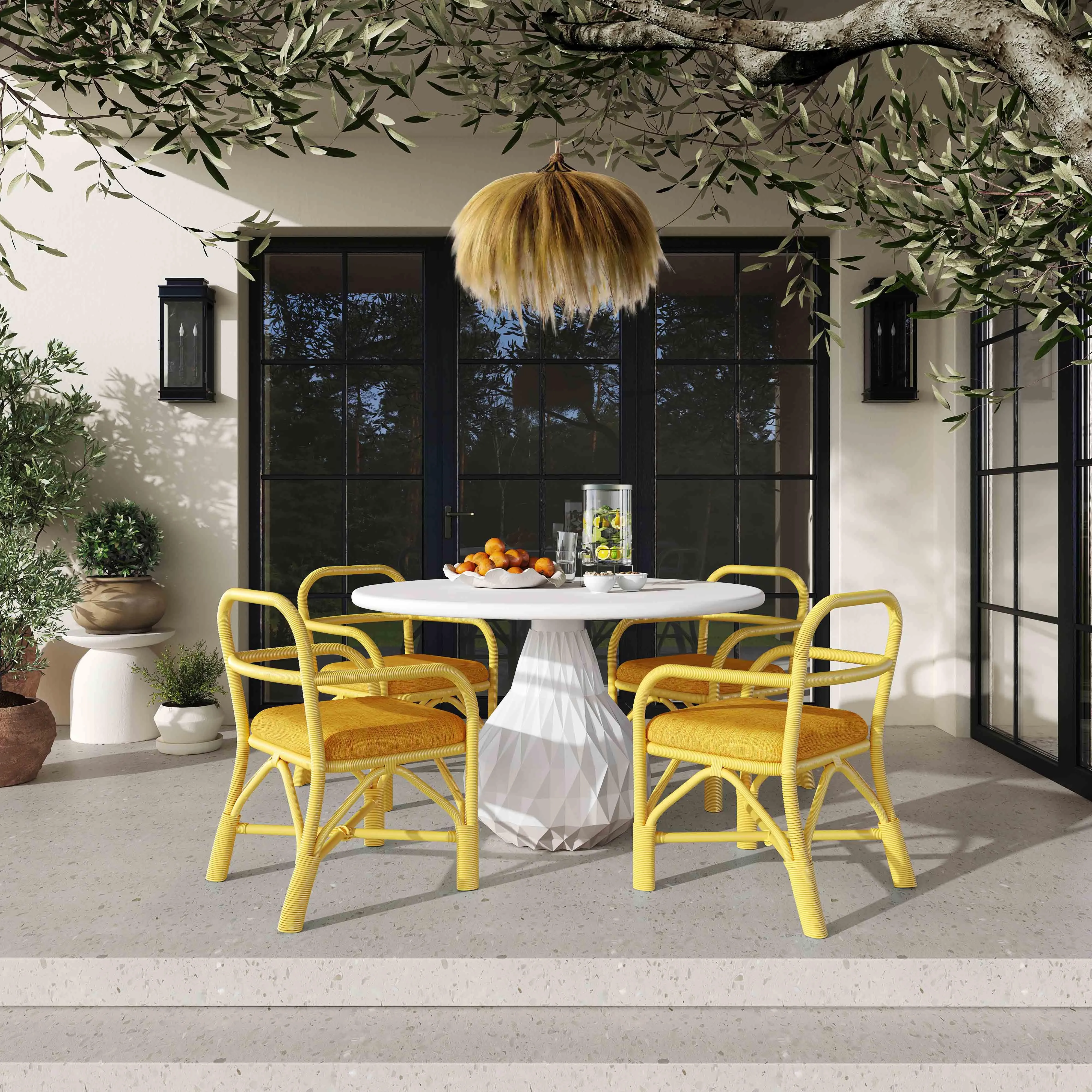 Ginny Rattan Dining Chair - Image 9