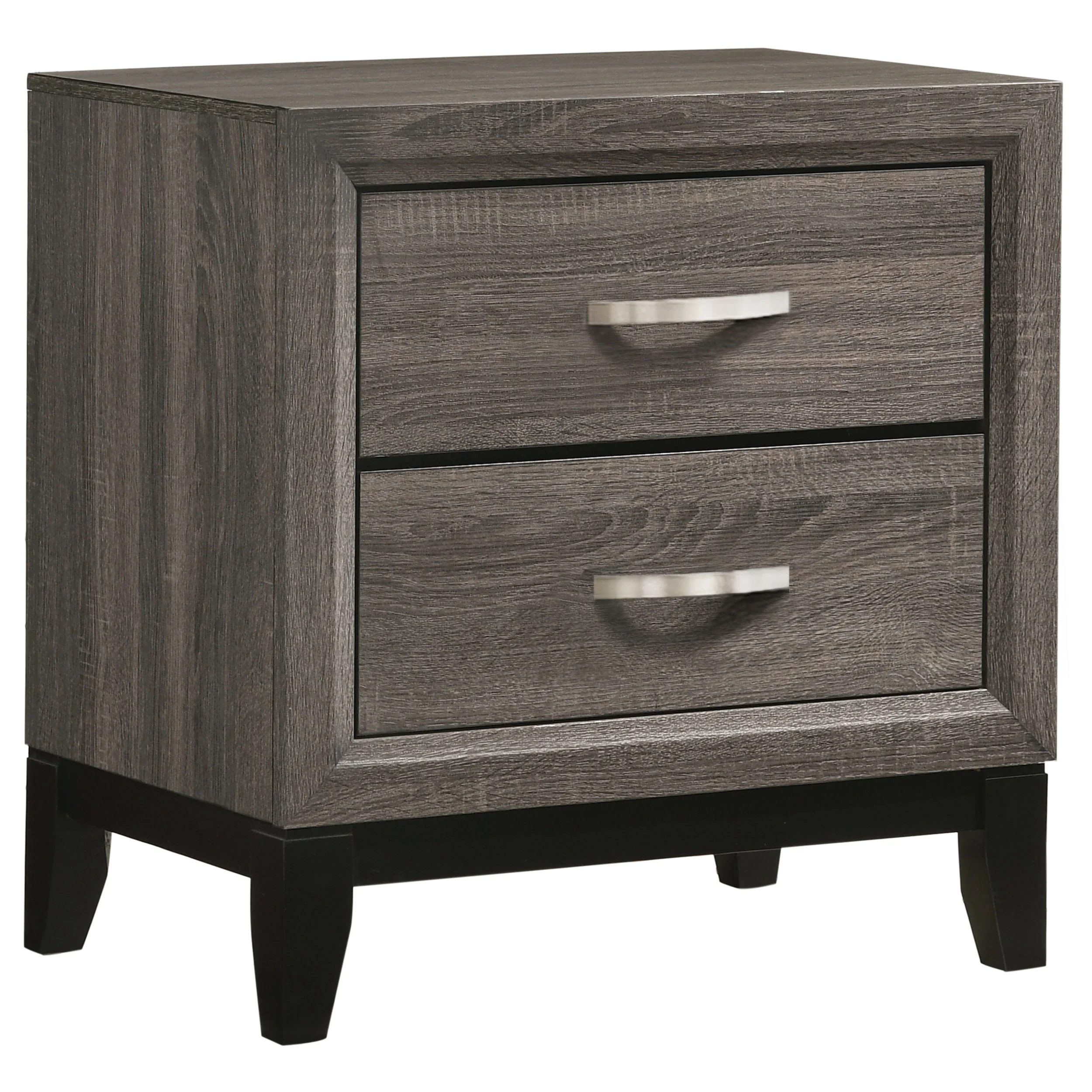 Gintey Four-piece California King Bedroom Set Grey Oak - Image 5