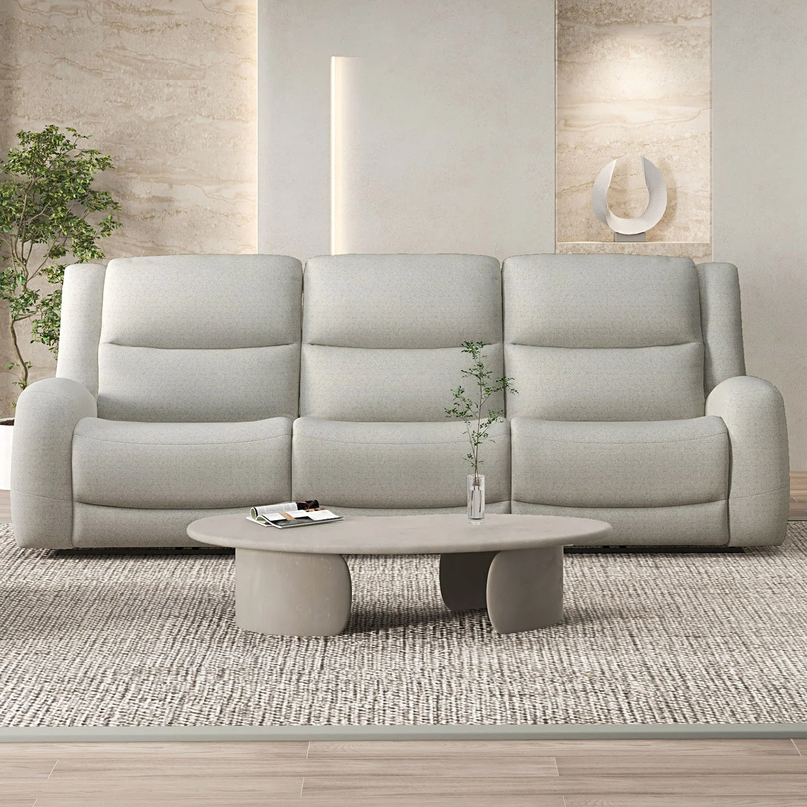 Giraldus Beige Sofa & Loveseat - Image 3