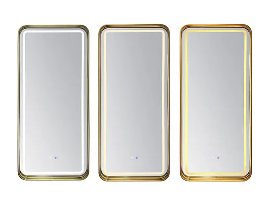 Glam Gold Modest Floor Mirror - Image 2