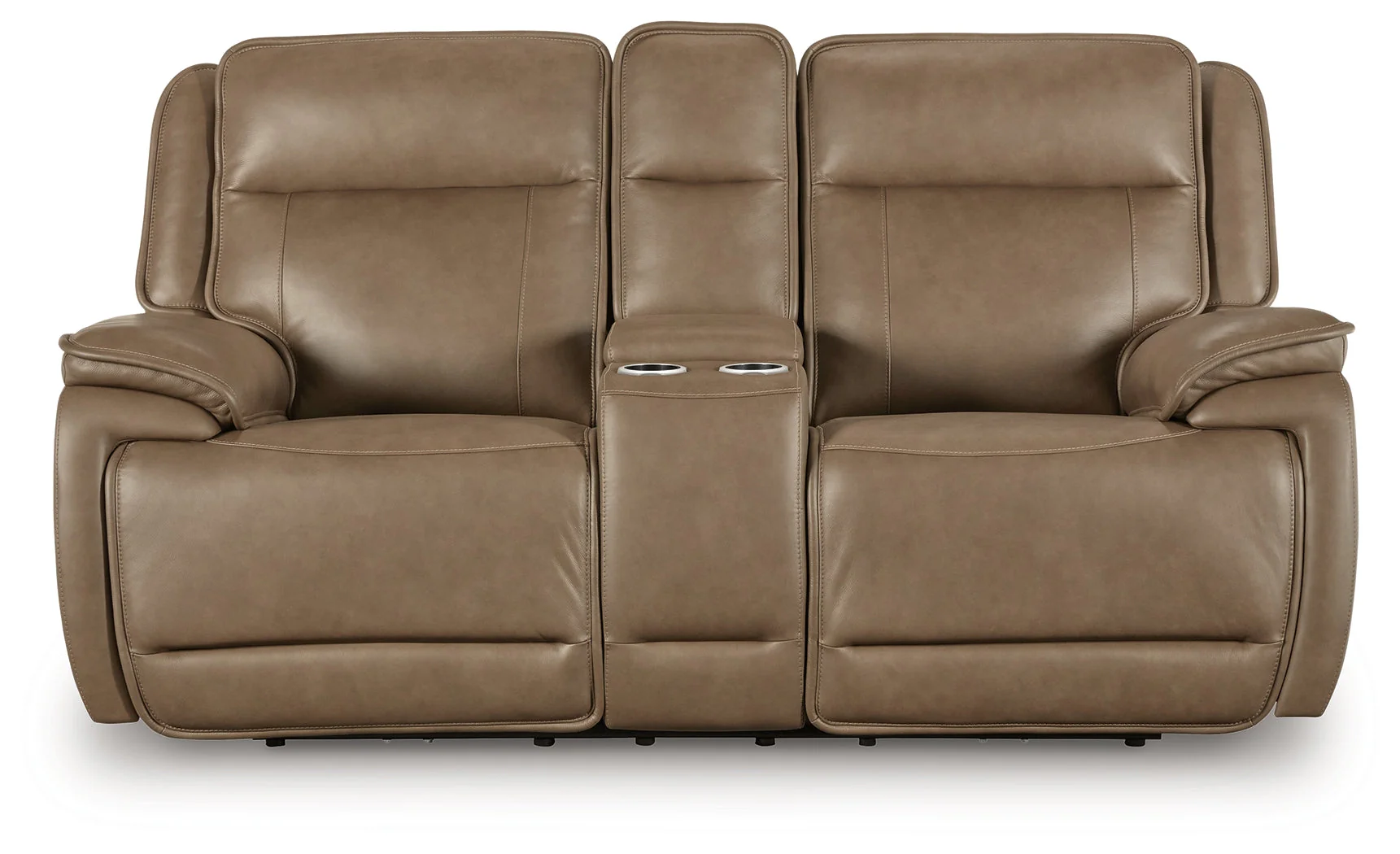 Glencroft Sahara Power Reclining Loveseat with Console - Image 3