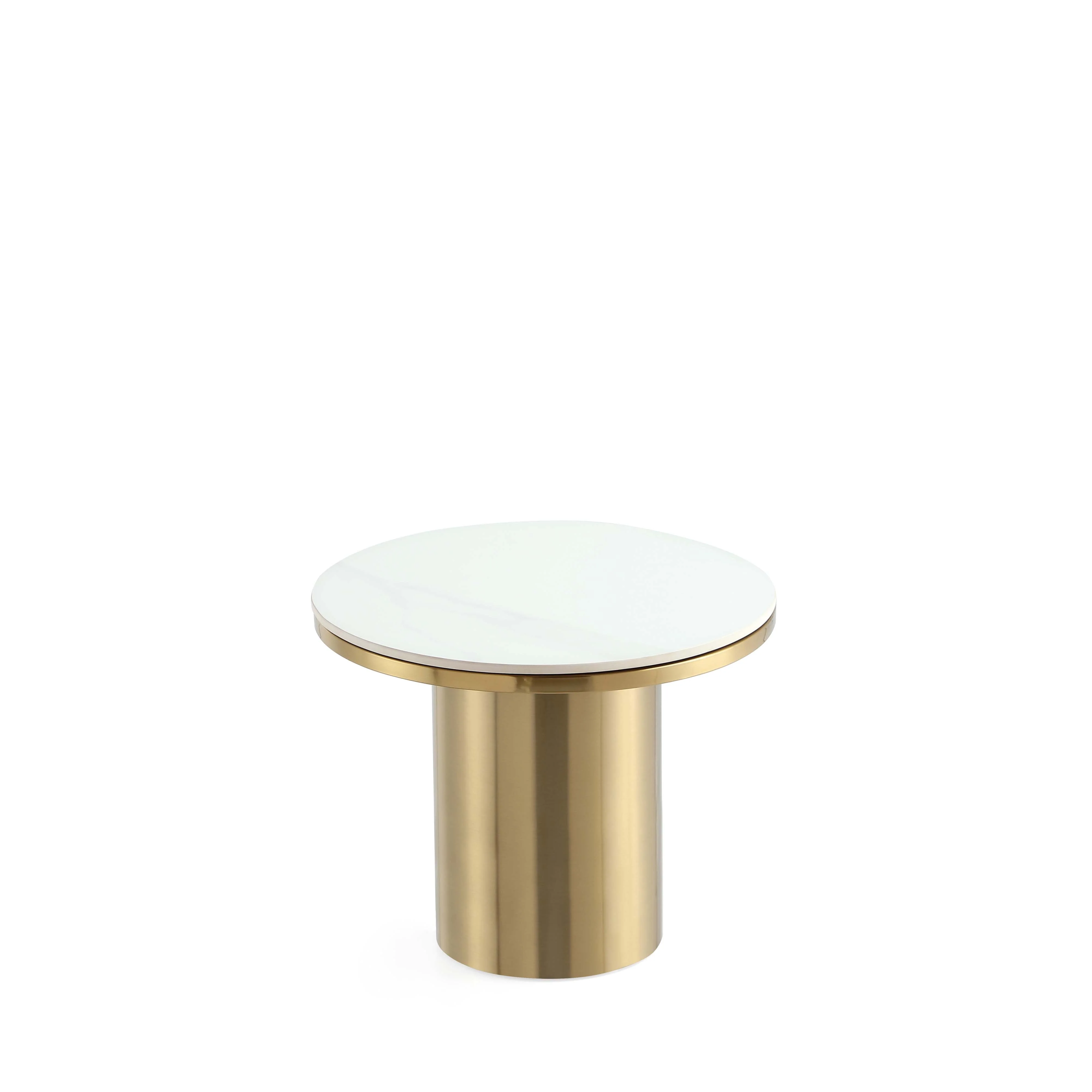 Glenn End Table in Gold - Image 7