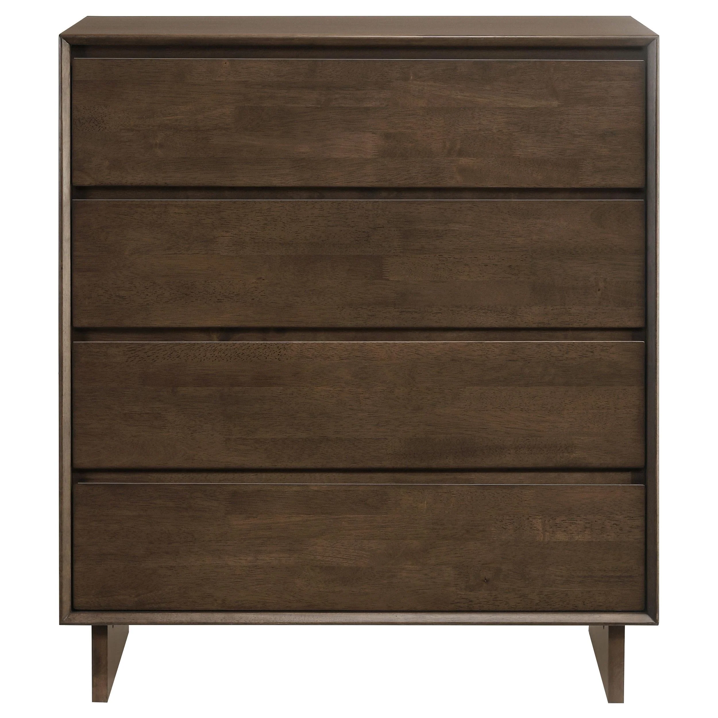 Glenwood 4-drawer Chest of Drawers Warm Brown - Image 2