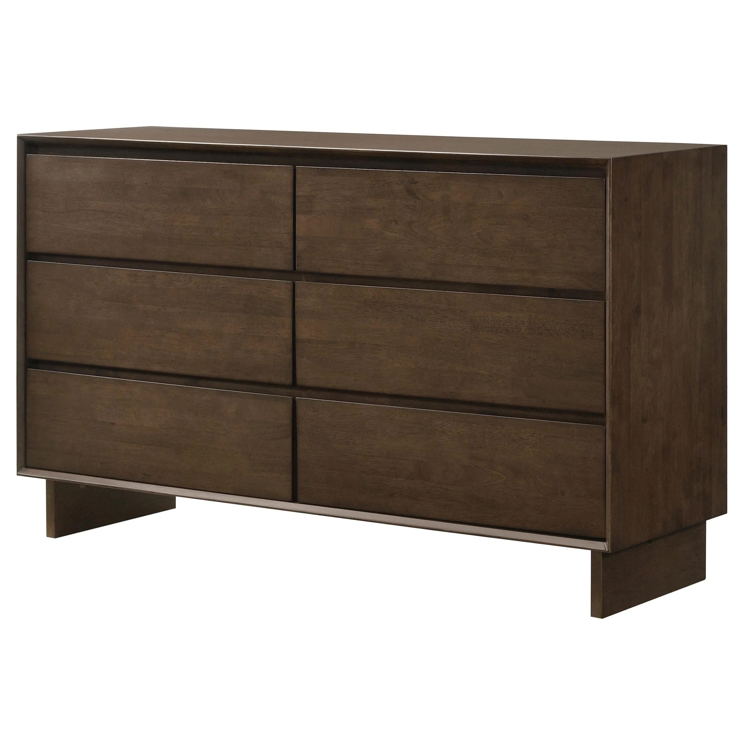 Glenwood Warm Brown 6-Drawer Dresser - Image 4