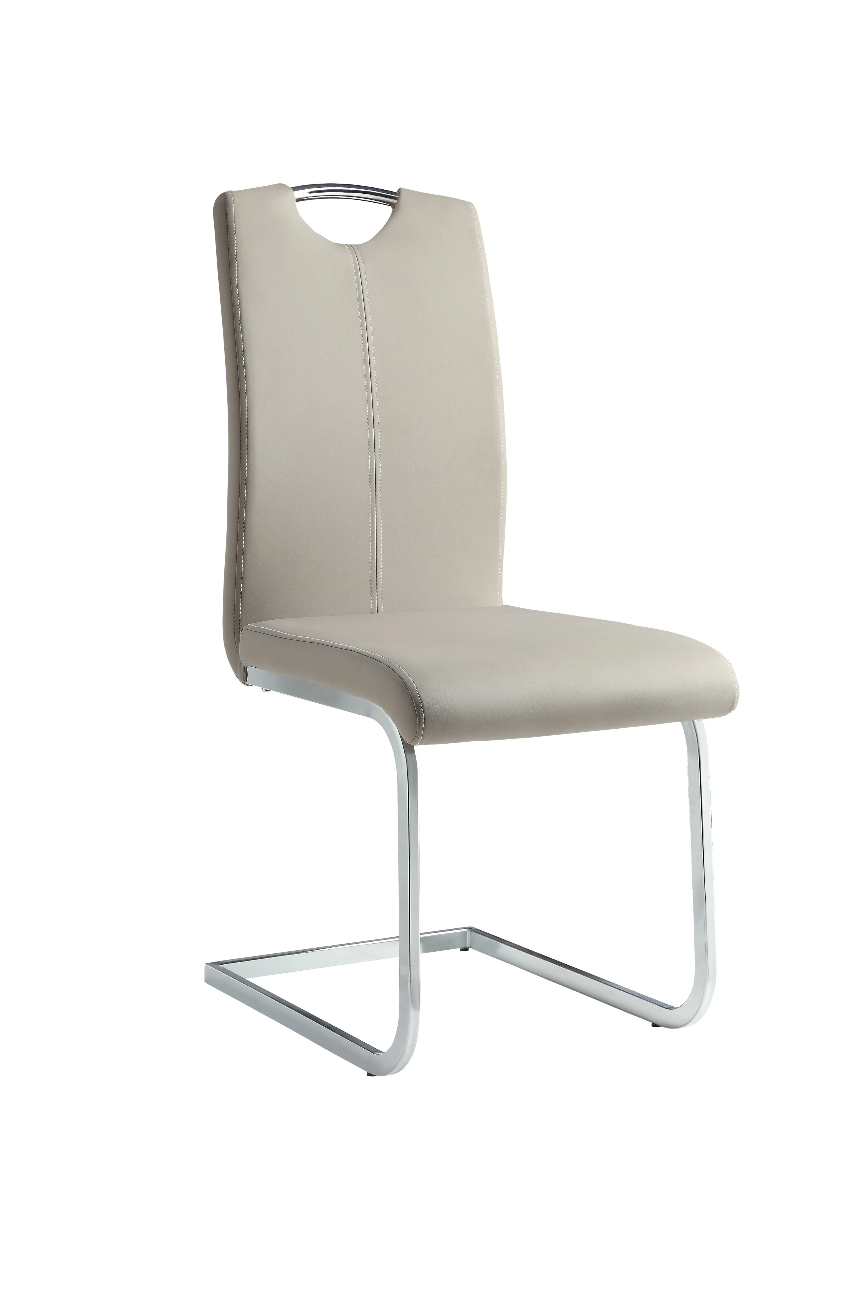 Glissand Chrome Metal/Gray Dining Set - Image 7